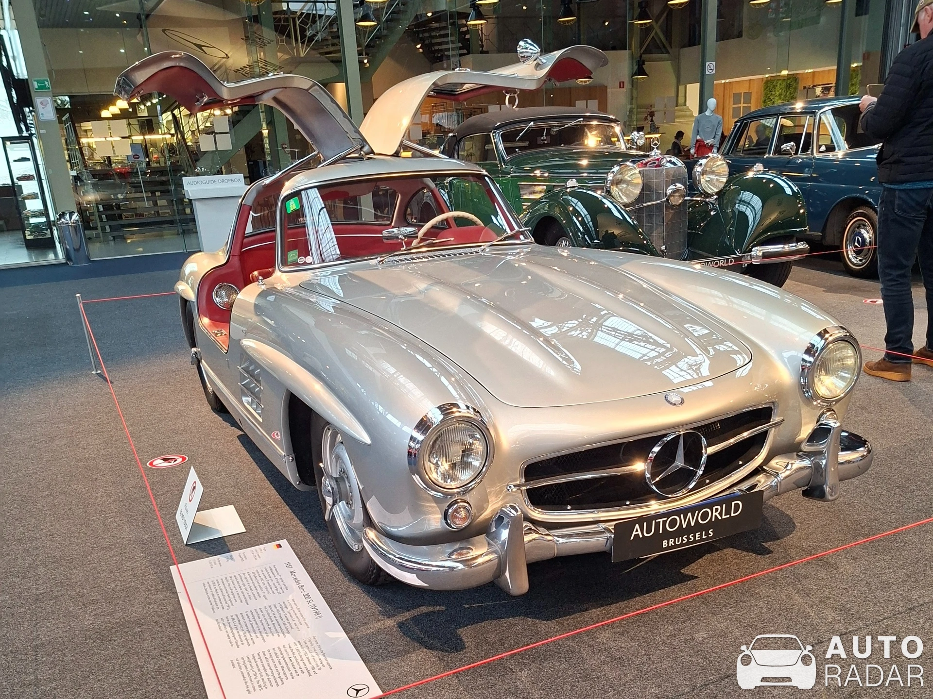 Mercedes-Benz 300SL Gullwing spotted in Brussels, Belgium