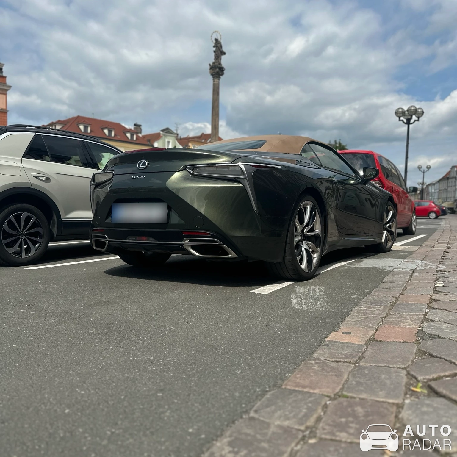 Lexus LC 500 Convertible spotted in Hradec Králové