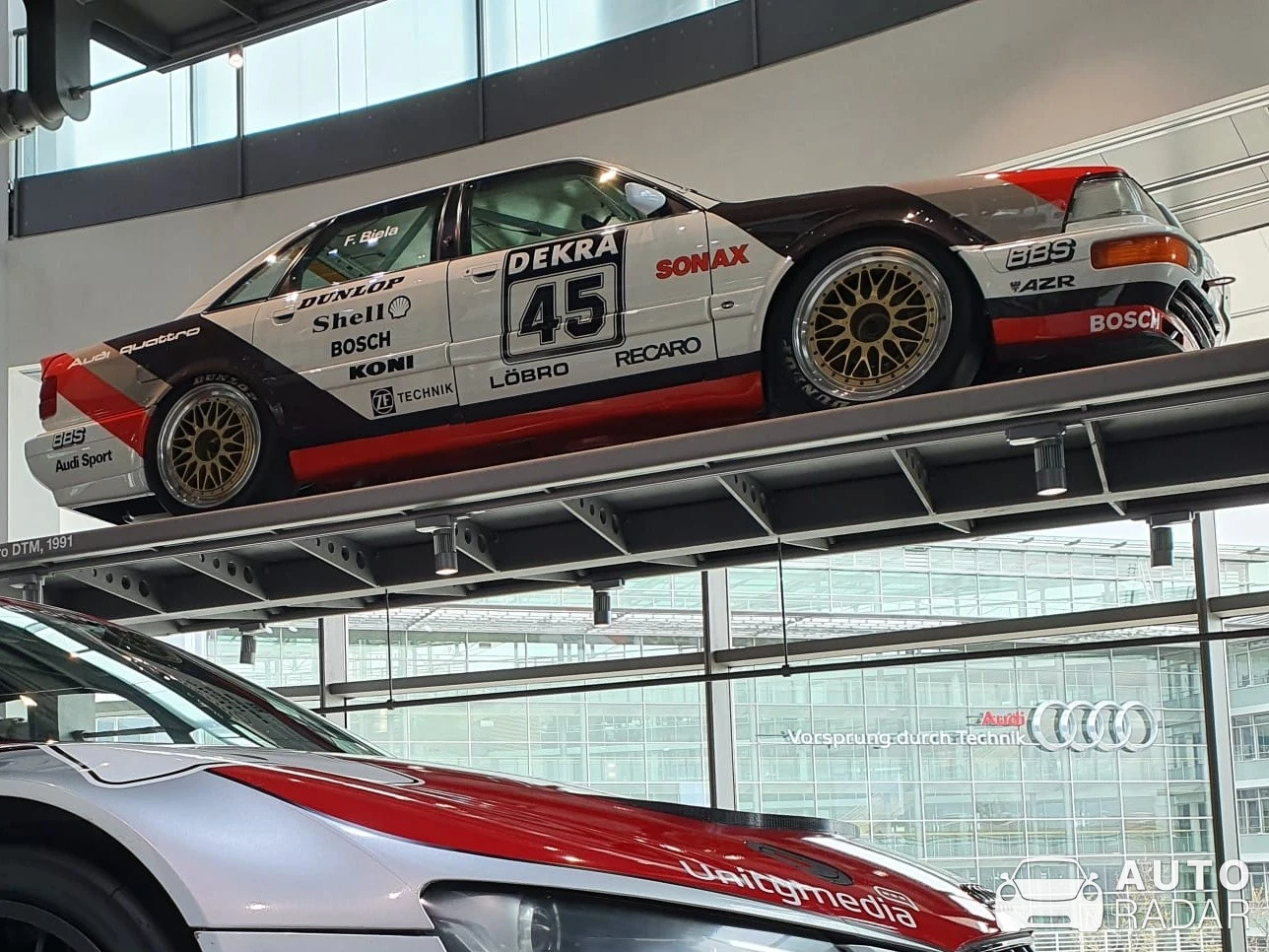 Audi V8 Quattro DTM spotted in Ingolstadt