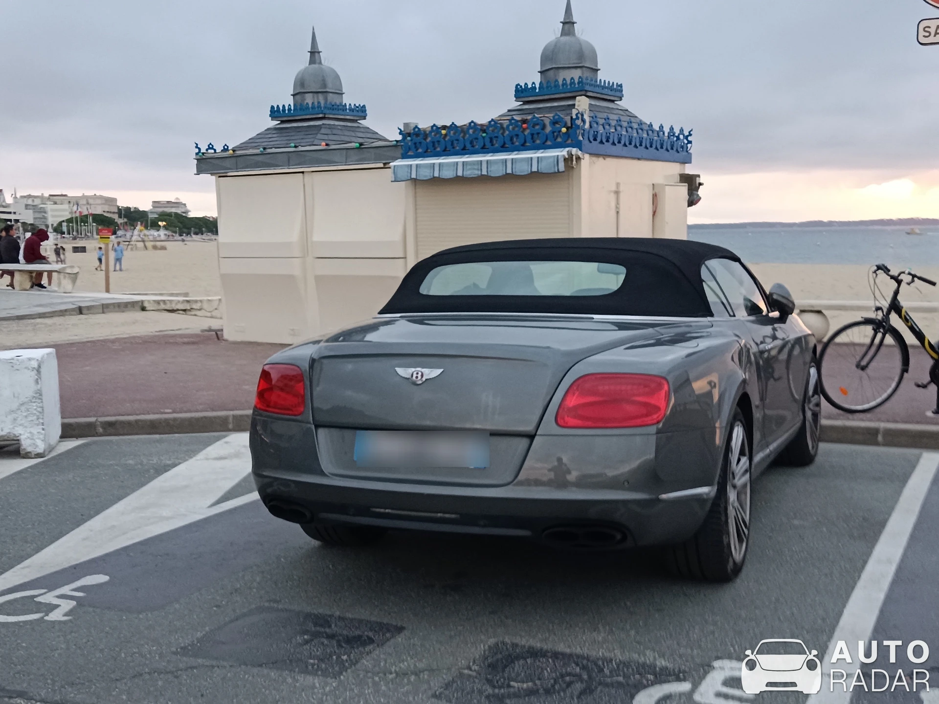 Bentley Continental GTC V8 spotted in Arcachon, France