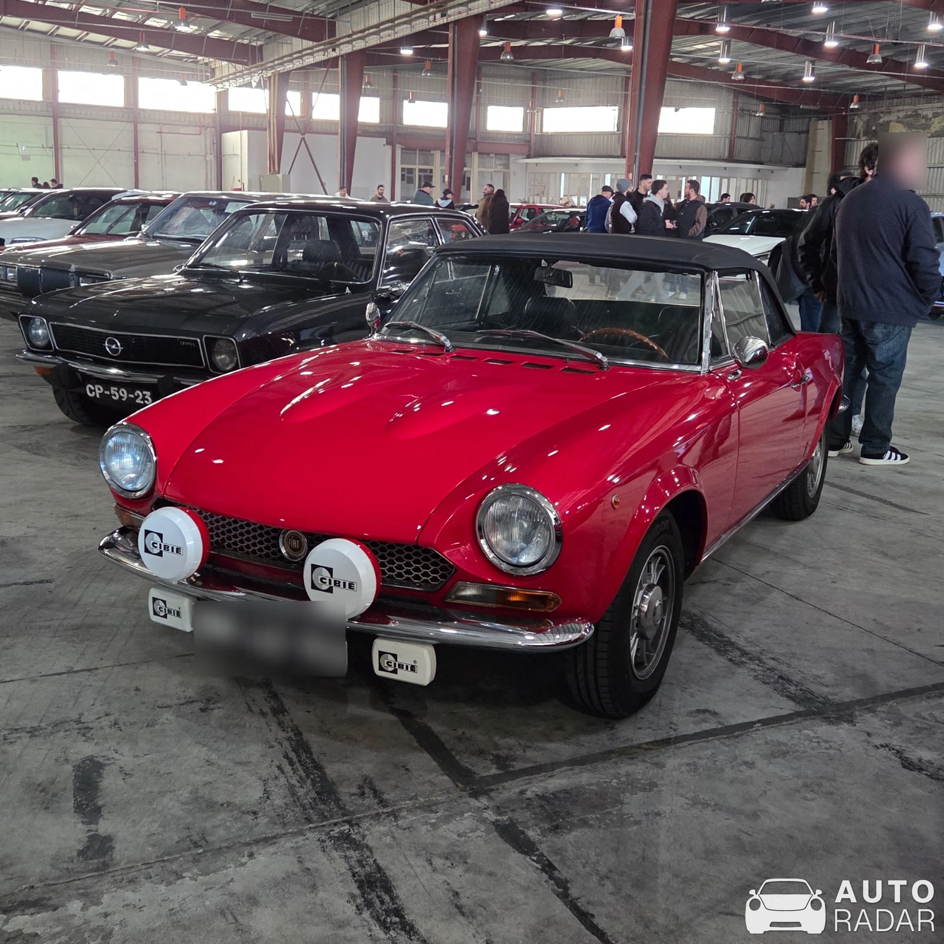 Fiat 124 Sport Spider spotted in Carvalhosa, Portugal