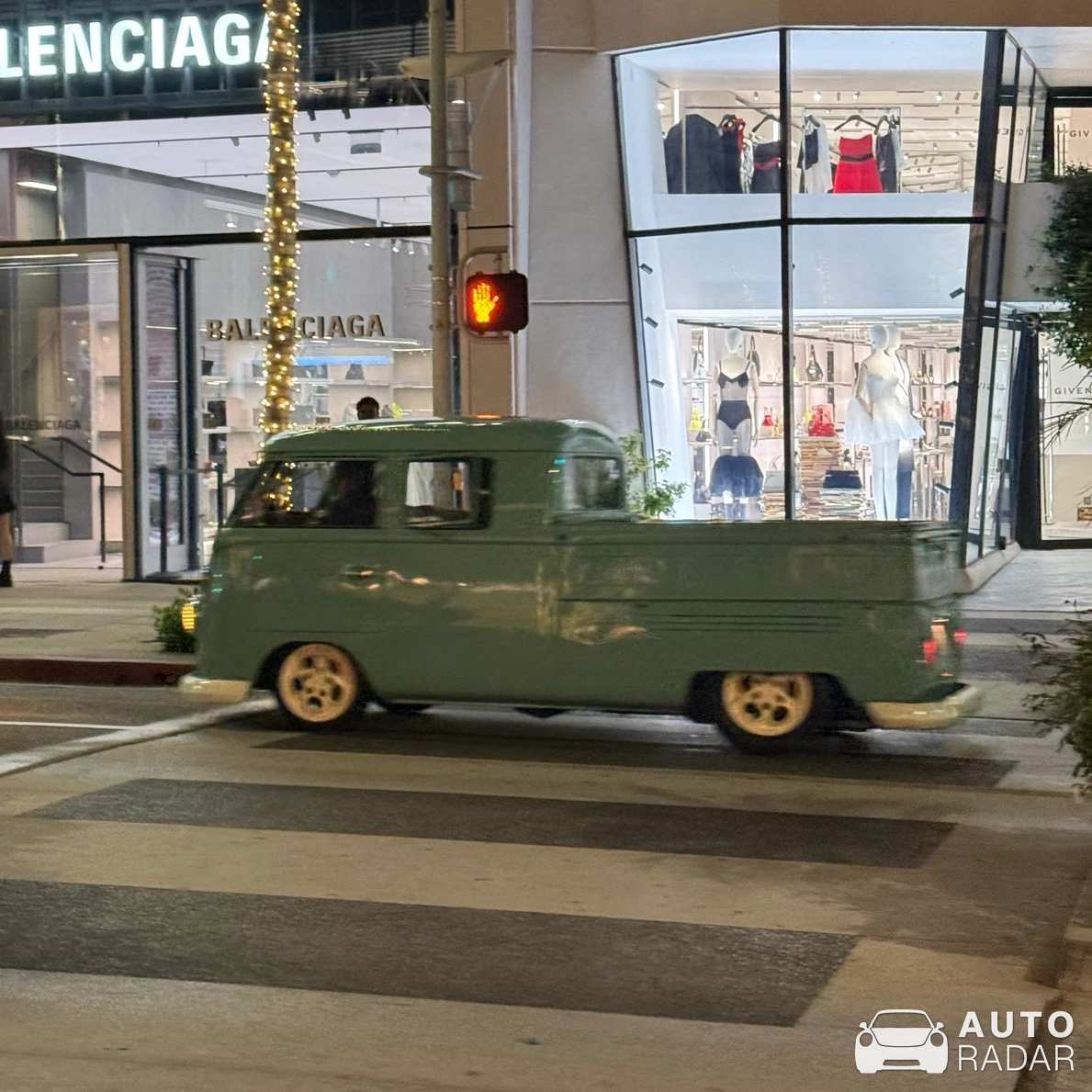 Volkswagen T2 Crew Cab Pickup spotted in Beverly Hills