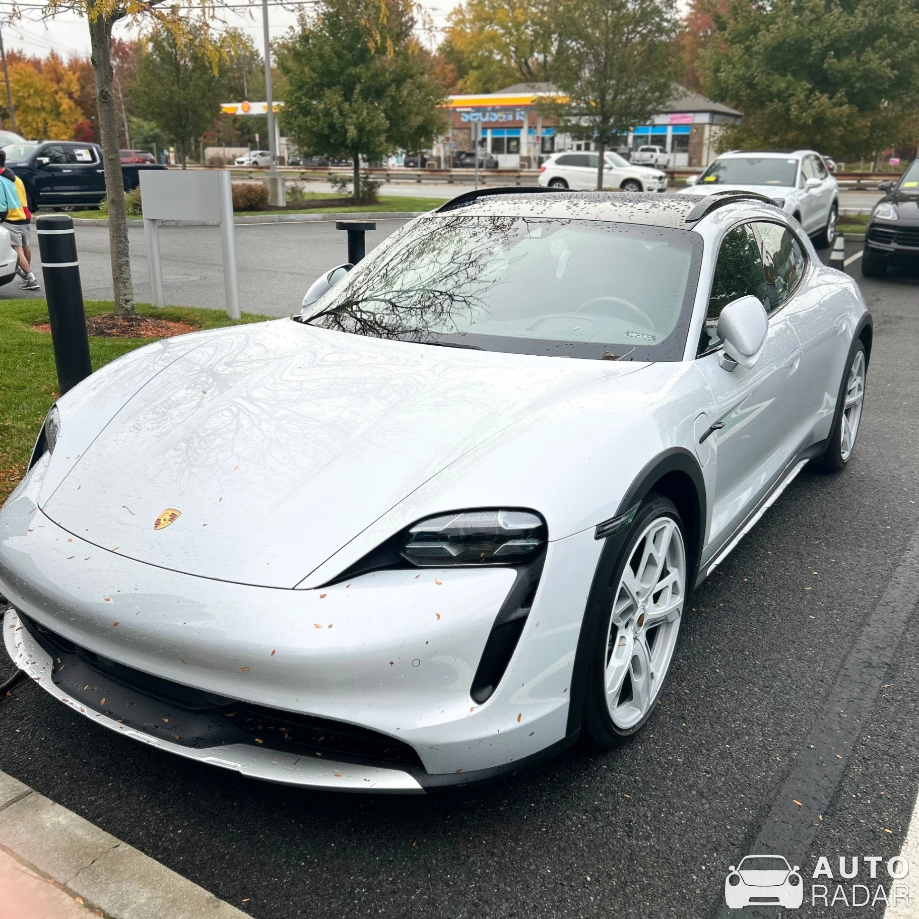 Porsche Taycan spotted in Westwood, United States