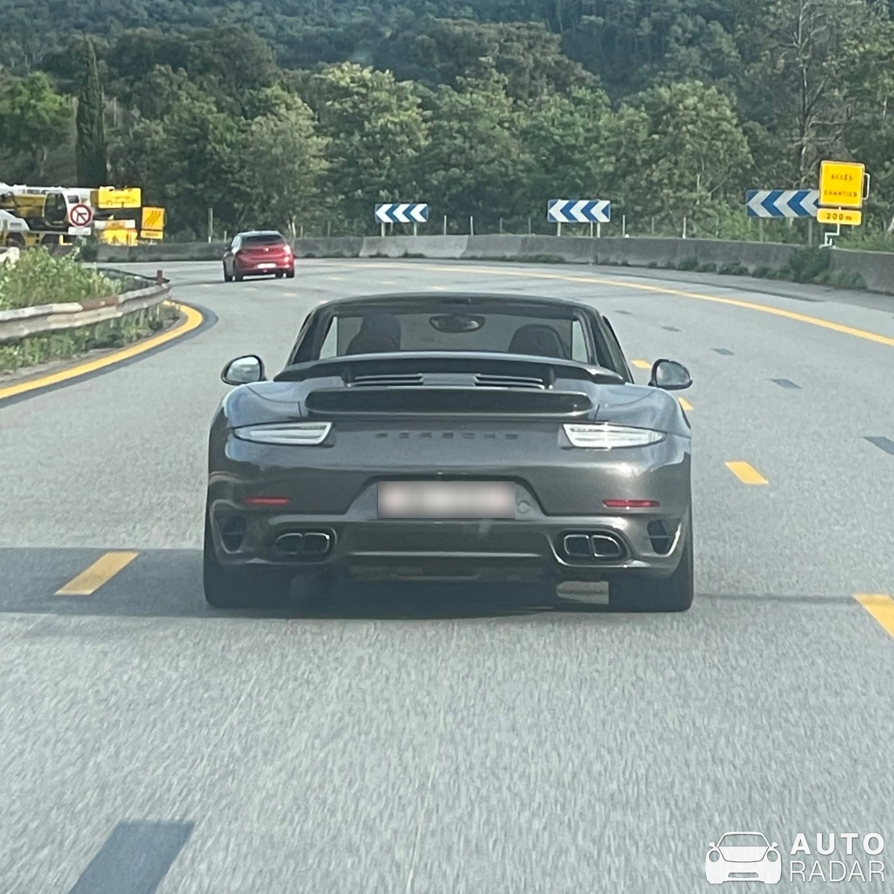 Porsche 991 Turbo Cabriolet MkI spotted in Tanneron, France