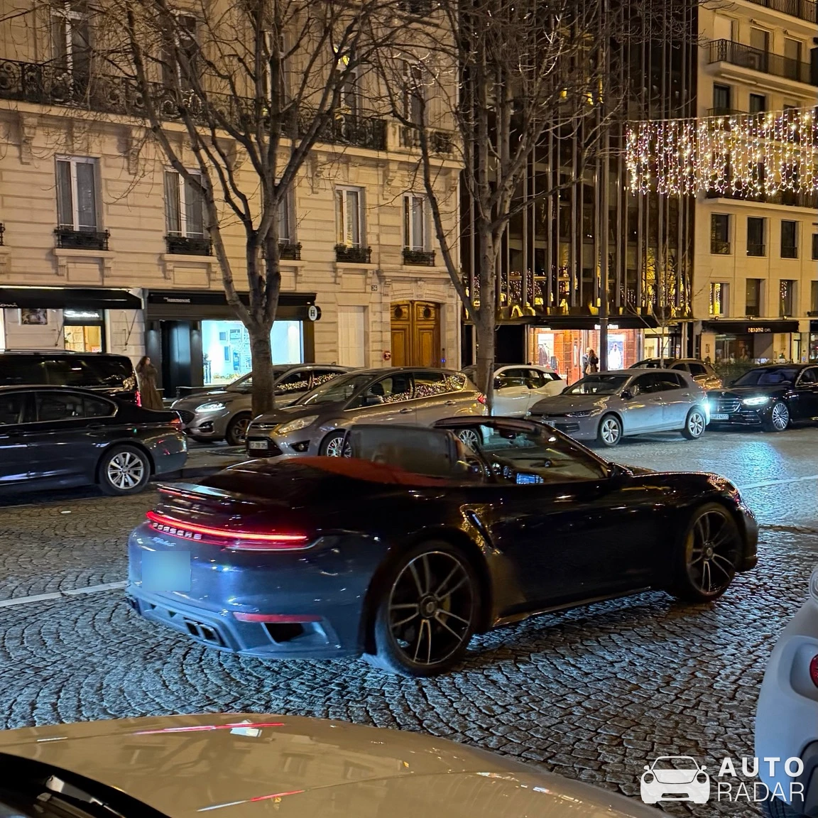 Porsche 992 Turbo S Cabriolet MkI spotted in Paris, France