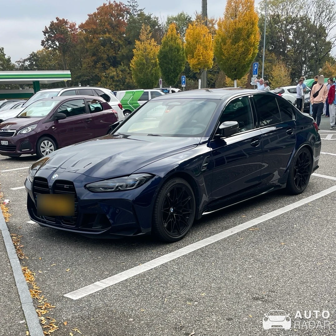 BMW M3 G80 Sedan Competition spotted in Andermatt