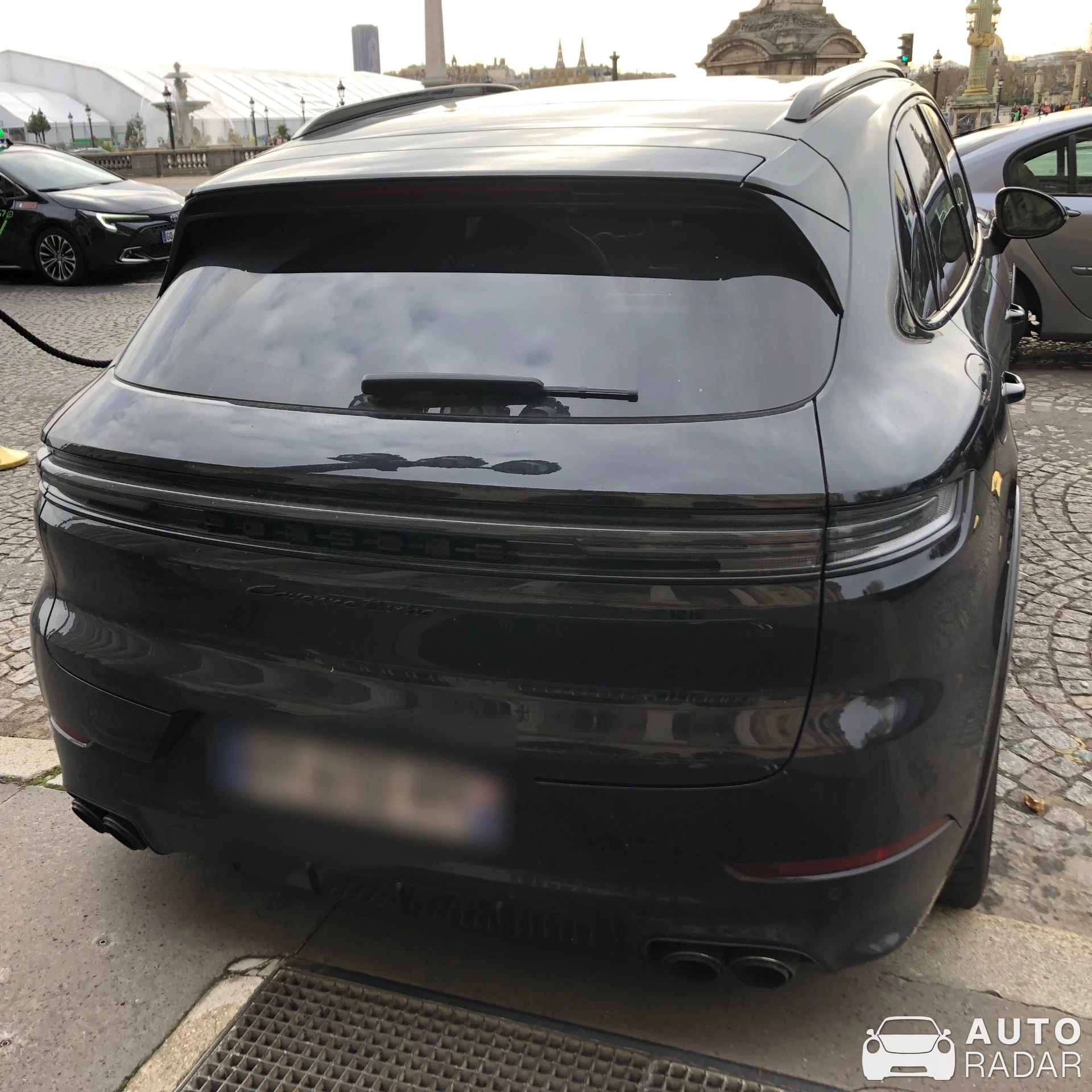 Porsche Cayenne Turbo spotted in Paris, France