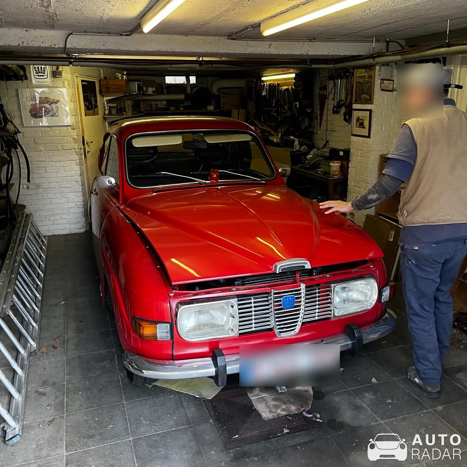 Saab 96 V4 spotted in Leuven