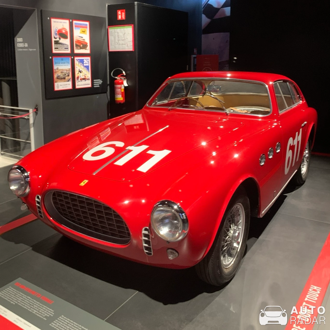 Ferrari 166 MM Vignale Berlinetta spotted in Maranello, Italy