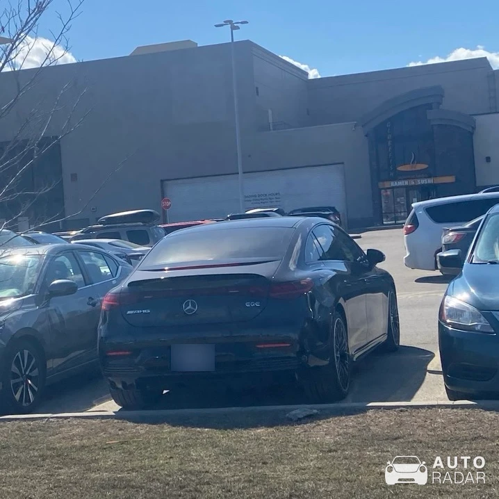 Mercedes-AMG EQE 53 spotted in Calgary