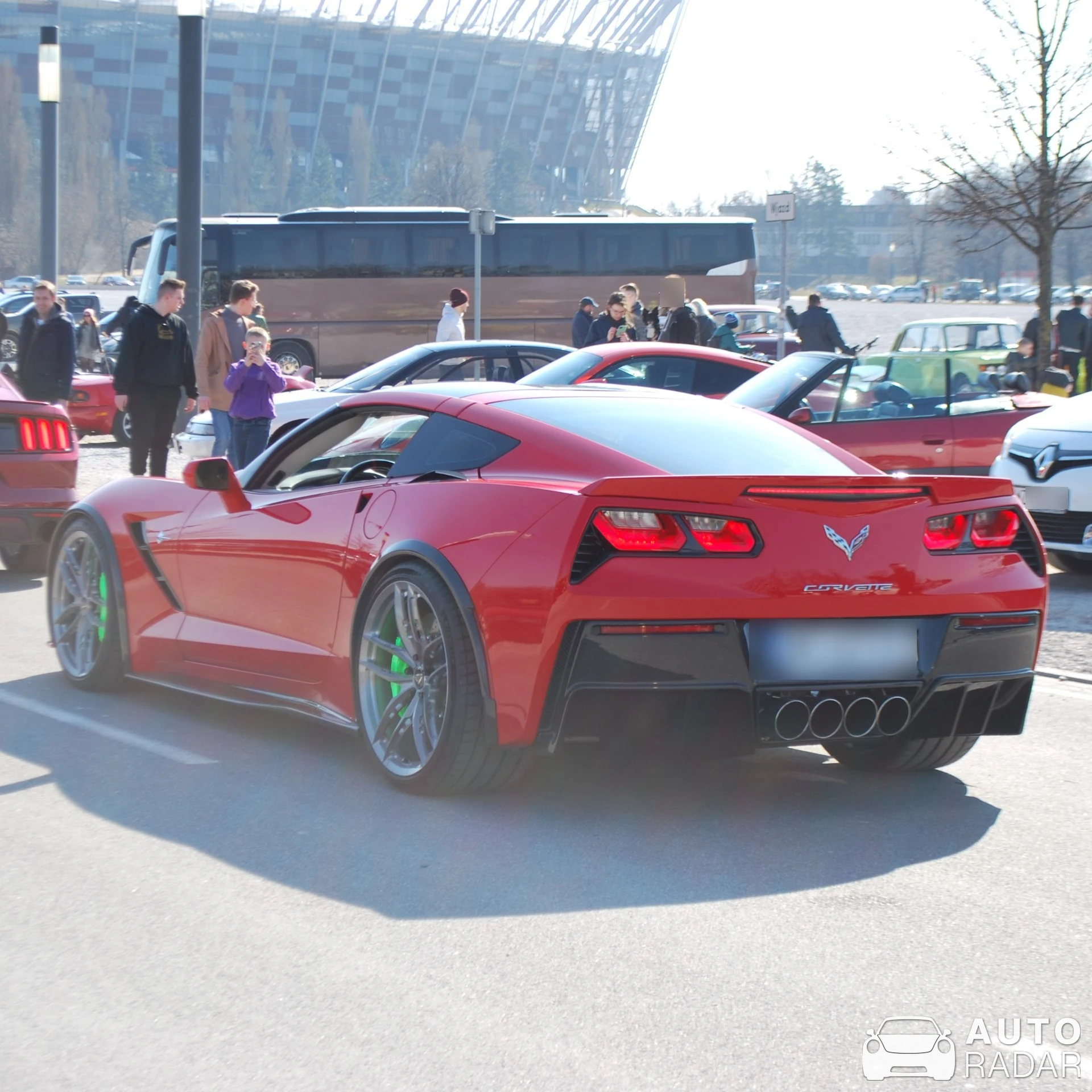 Chevrolet Corvette C7 Stingray spotted in Warszawa, Poland