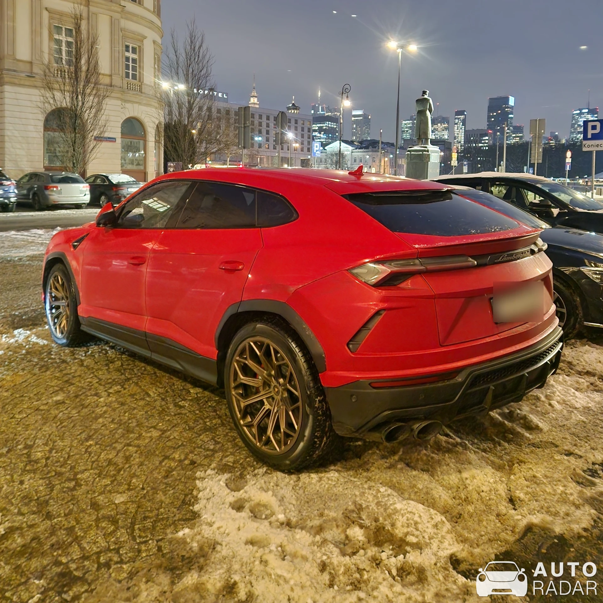 Lamborghini Urus spotted in Warszawa, Poland