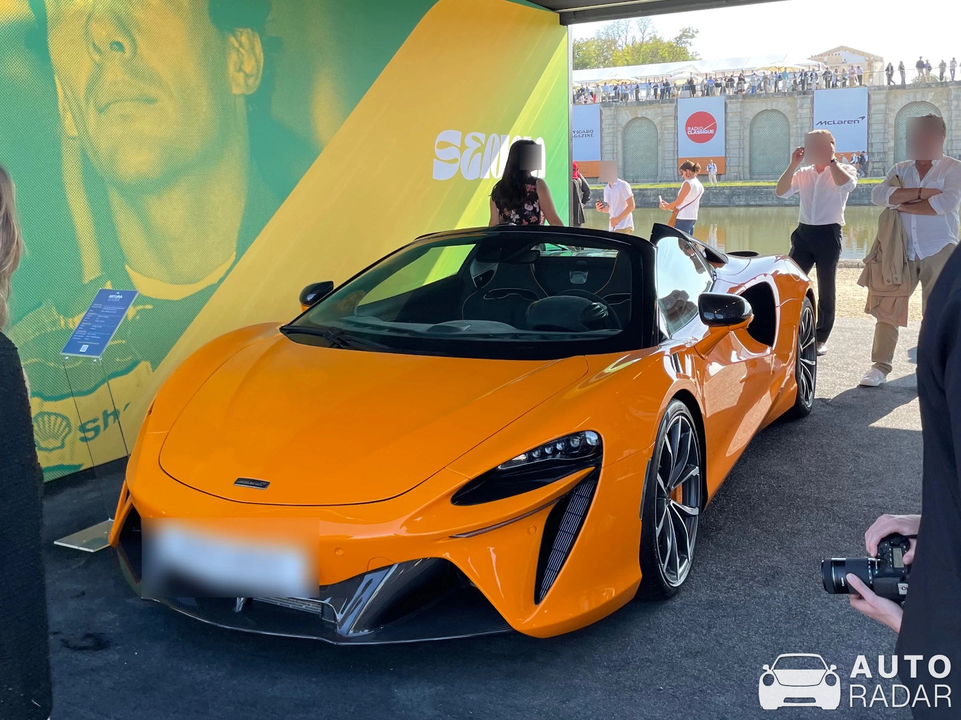 McLaren Artura Spider spotted in Chantilly, France