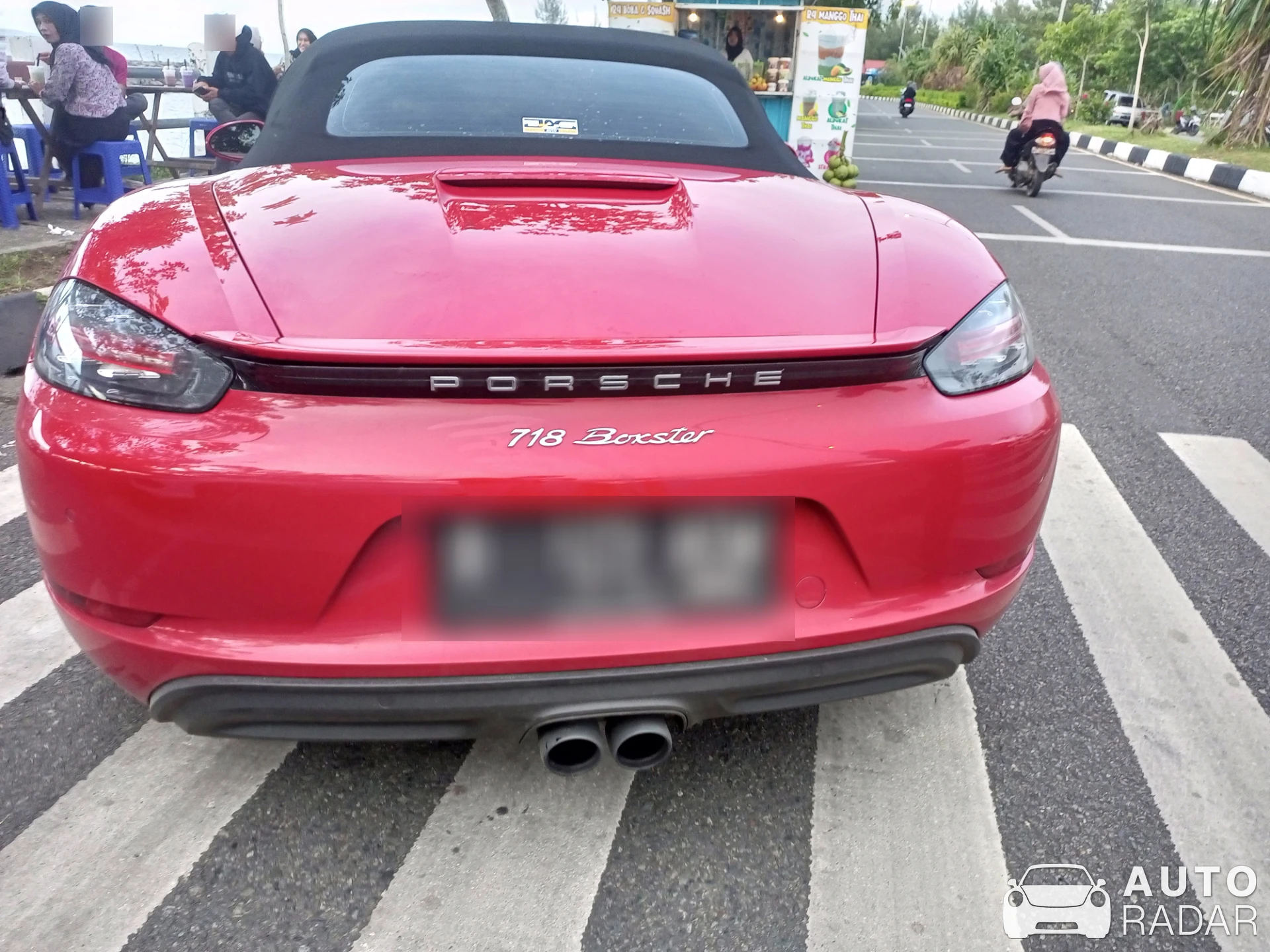 Porsche 718 Boxster spotted in Banda Aceh City, Indonesia