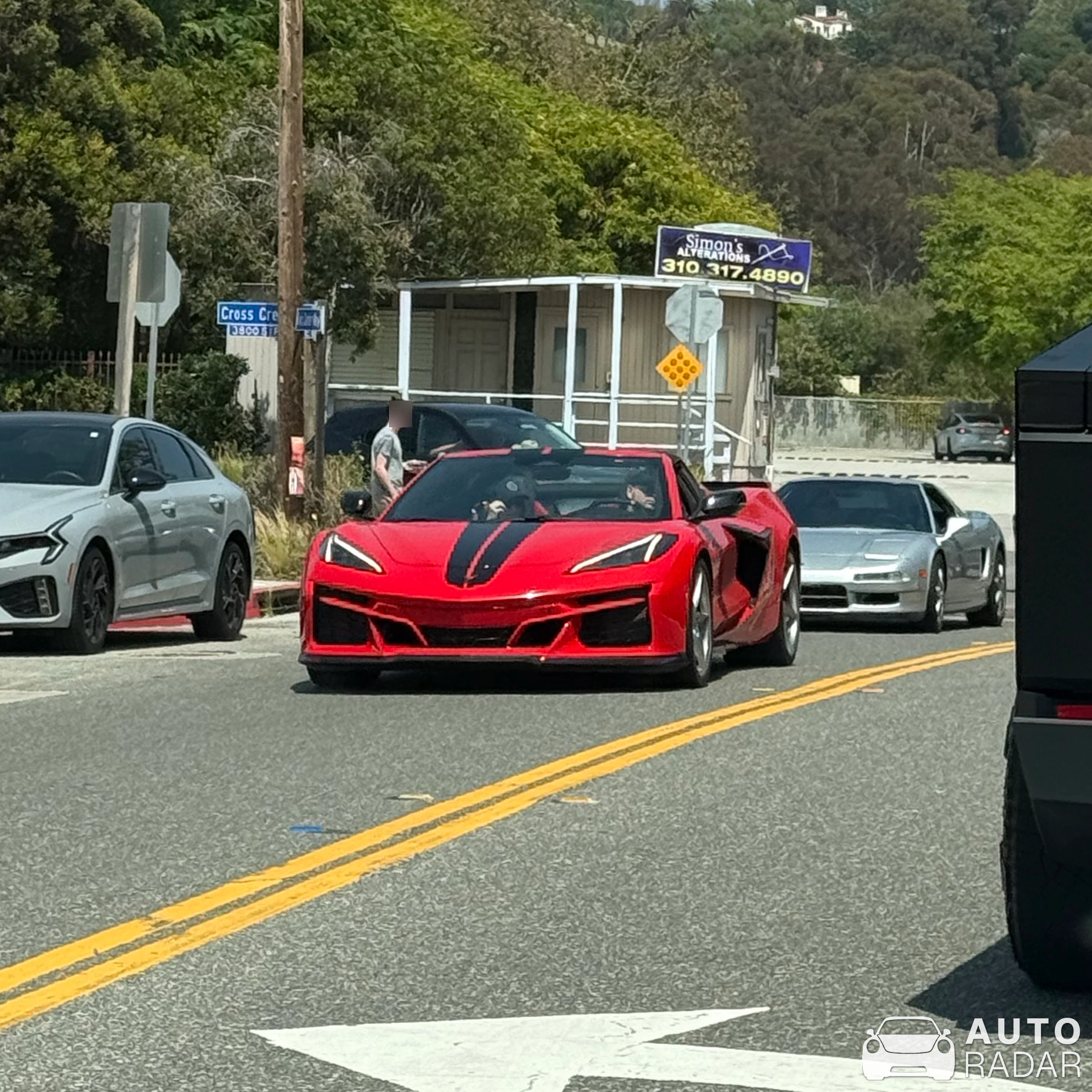 Chevrolet Corvette C8 E-Ray spotted in Malibu