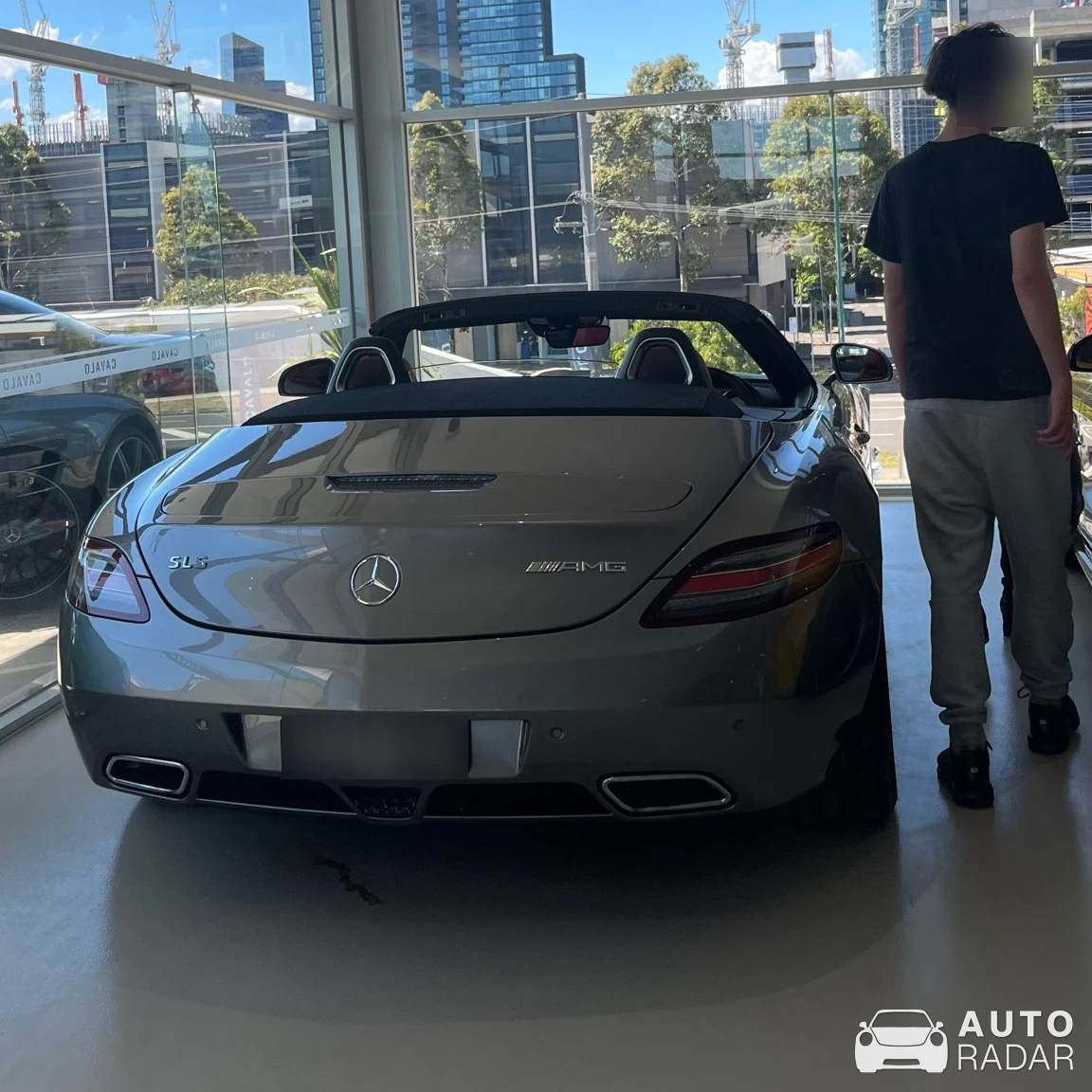 Mercedes-Benz SLS AMG Roadster spotted in Docklands, Australia