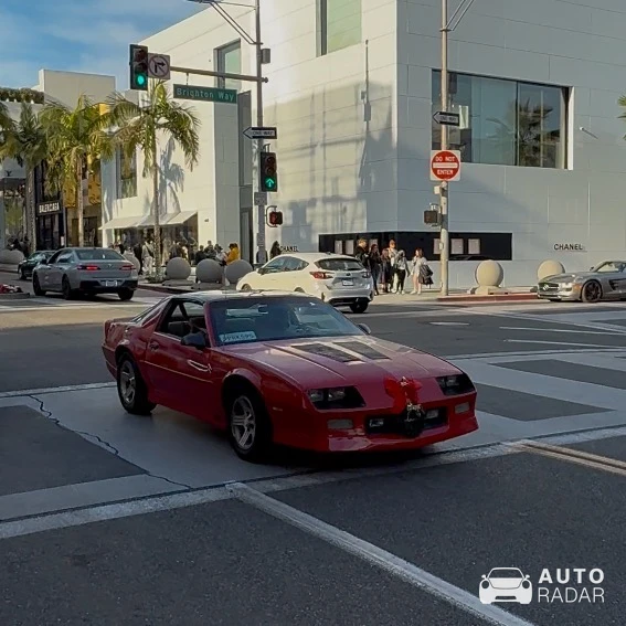 Chevrolet Camaro IROC-Z spotted in Beverly Hills, United States