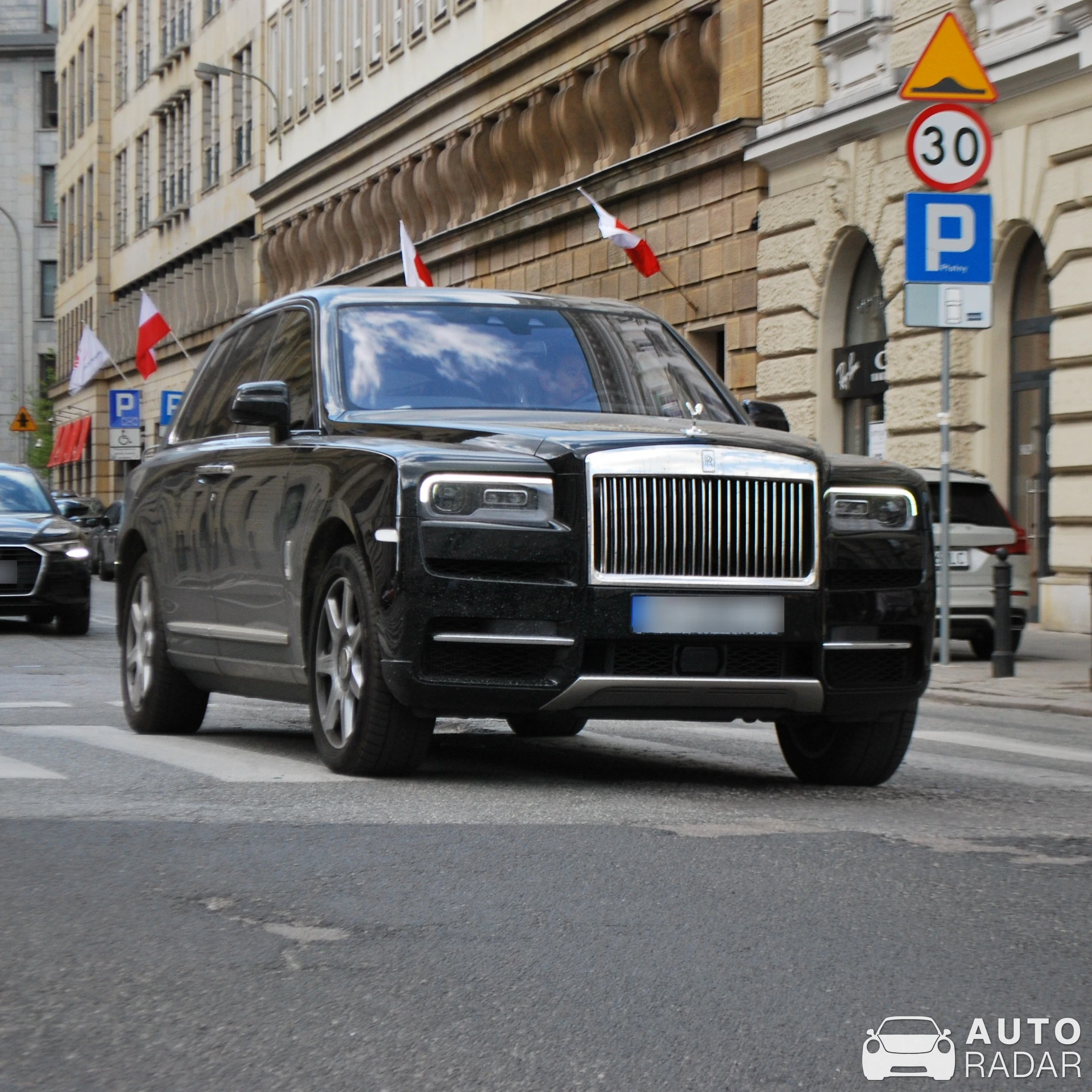 Rolls-Royce Cullinan spotted in Warszawa, Poland