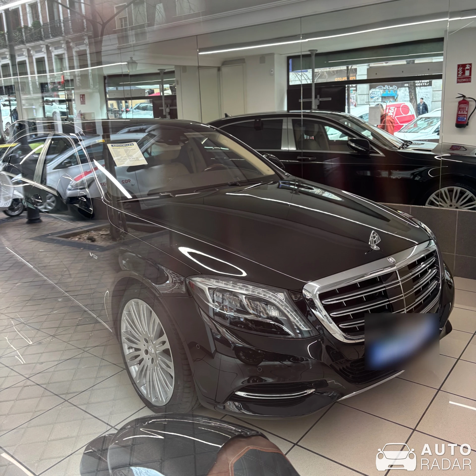 Mercedes-Maybach S 600 spotted in Madrid, España
