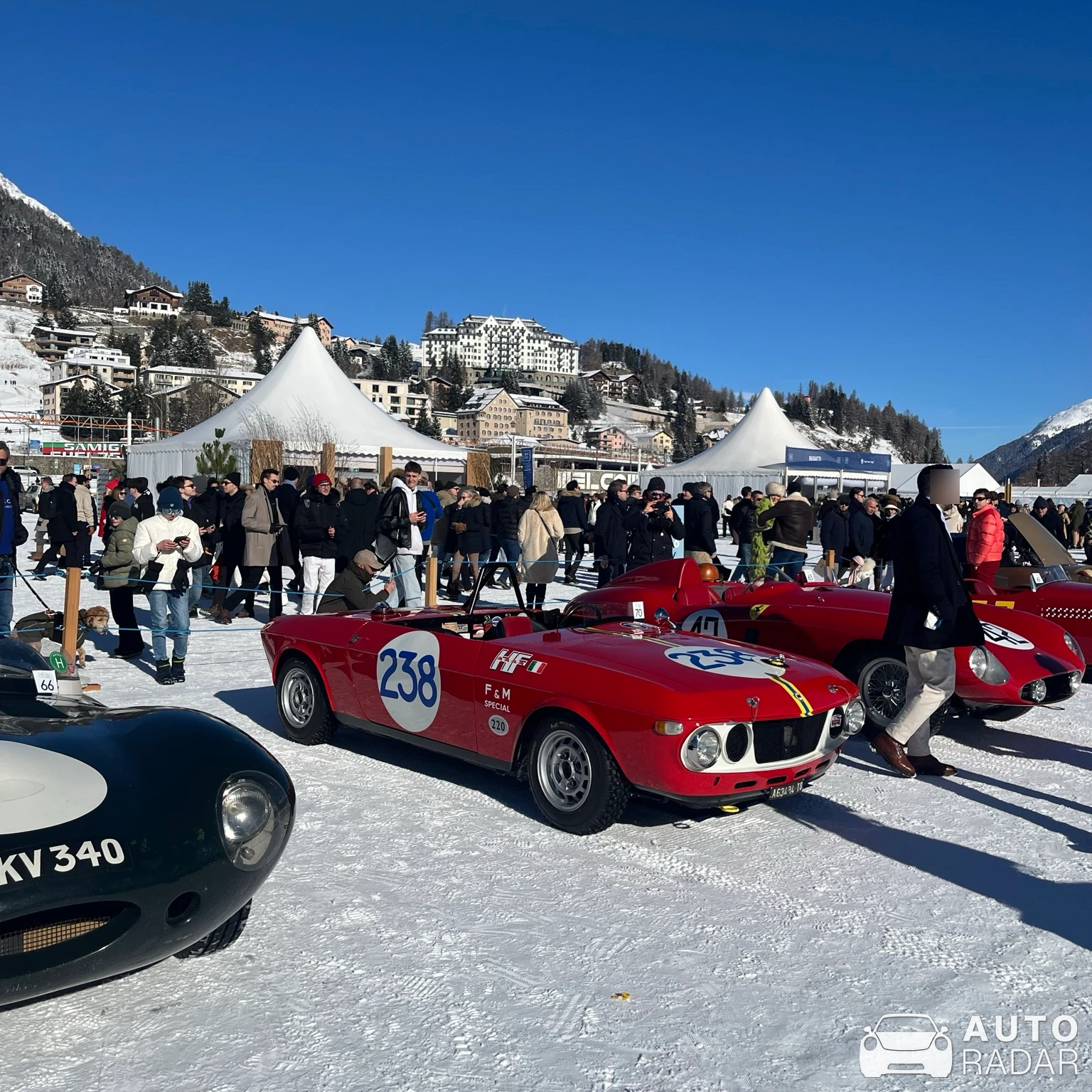 Lancia Fulvia HF Barchetta F&M spotted in Sankt Moritz