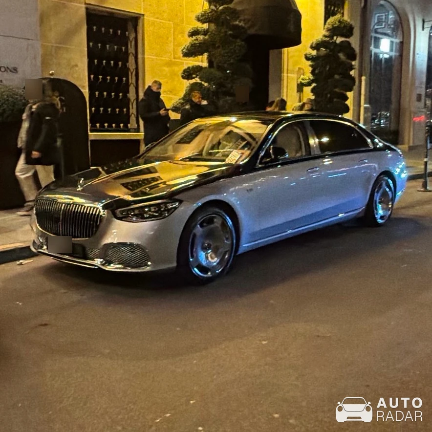 Mercedes-Maybach S 680 spotted in Paris, France