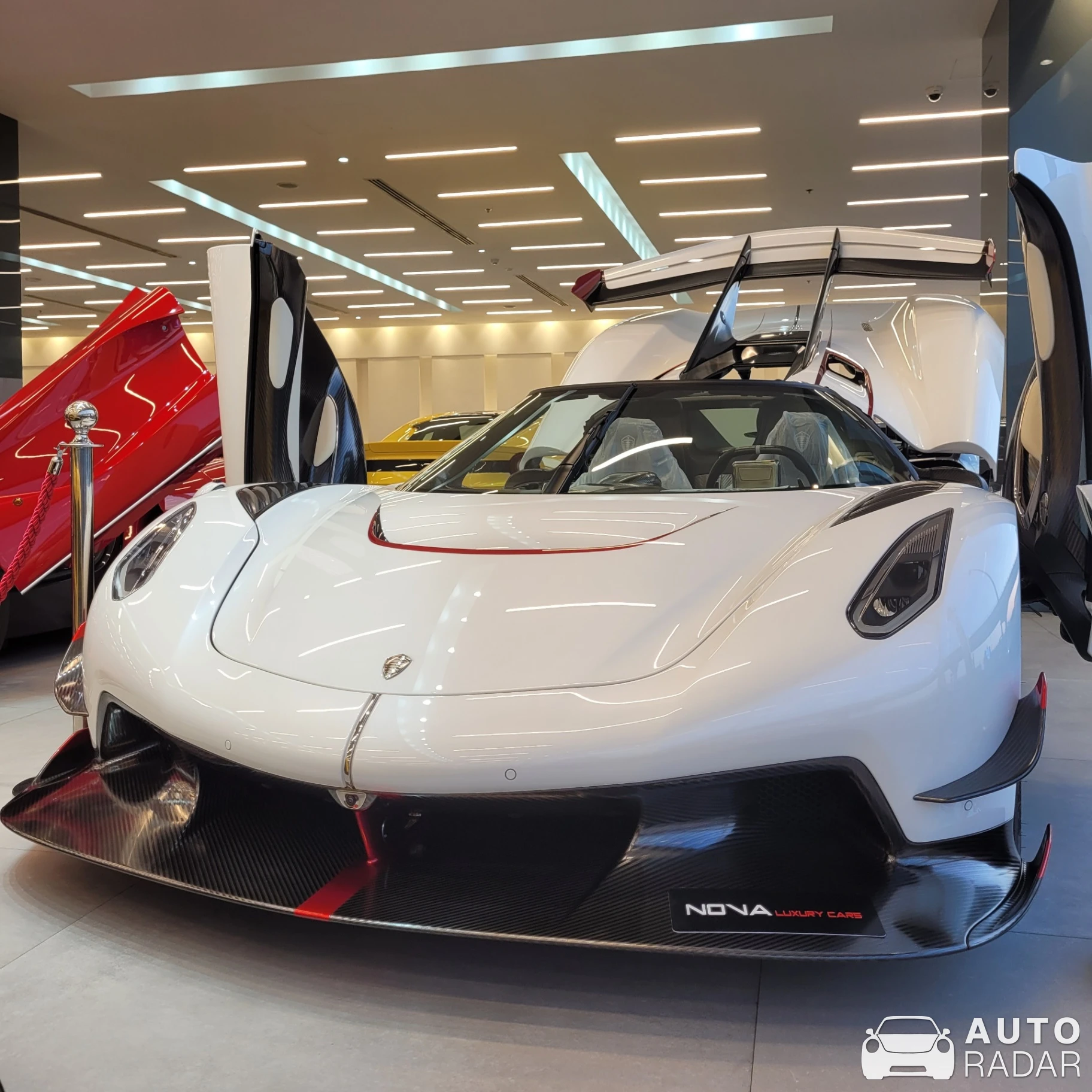 Koenigsegg Jesko Attack spotted in Dubai, United Arab Emirates