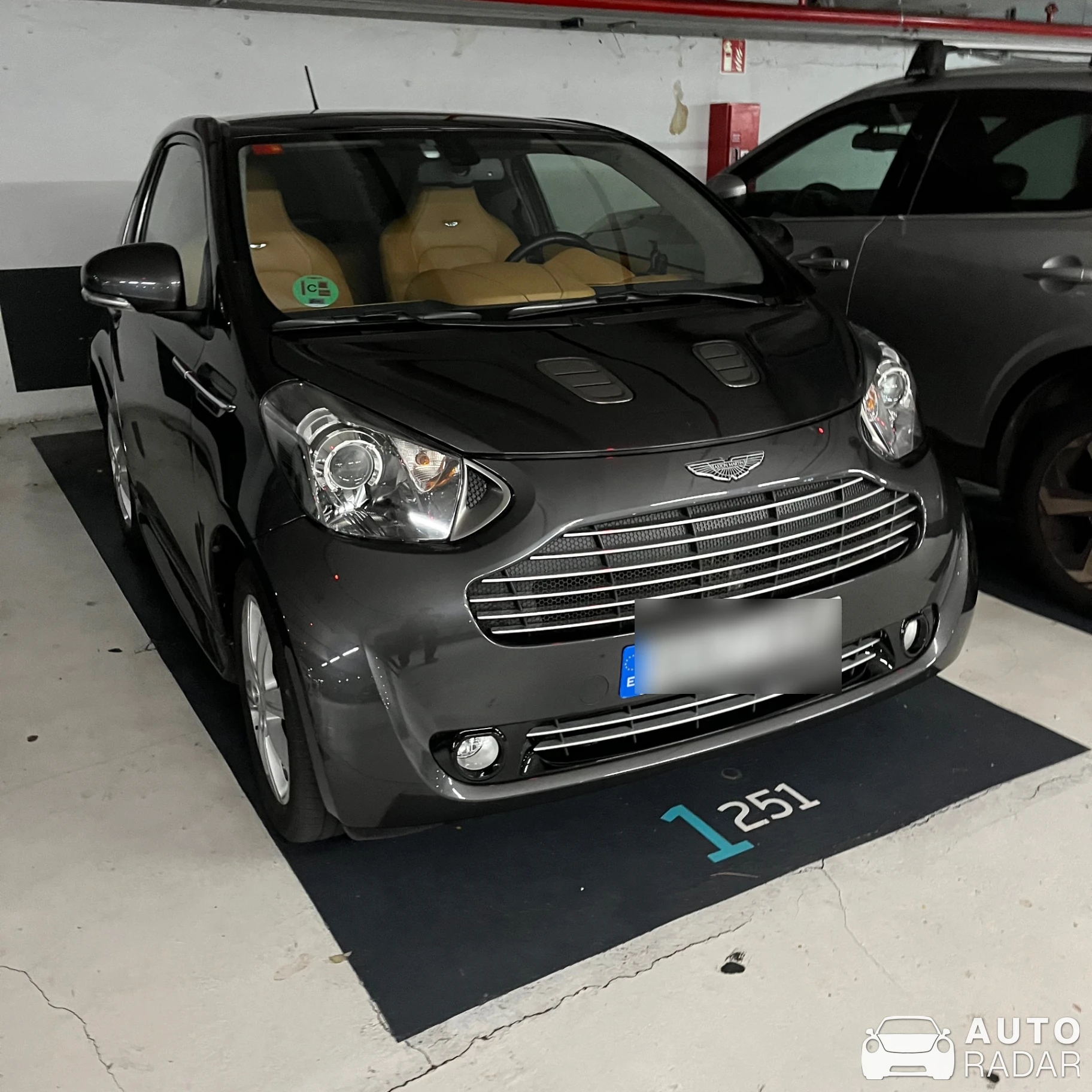 Aston Martin Cygnet spotted in Barcelona, Spain
