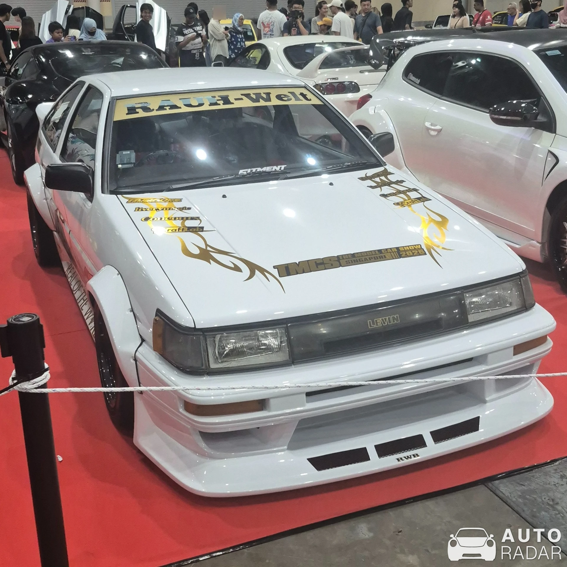 Toyota AE86 RWB spotted in Singapore