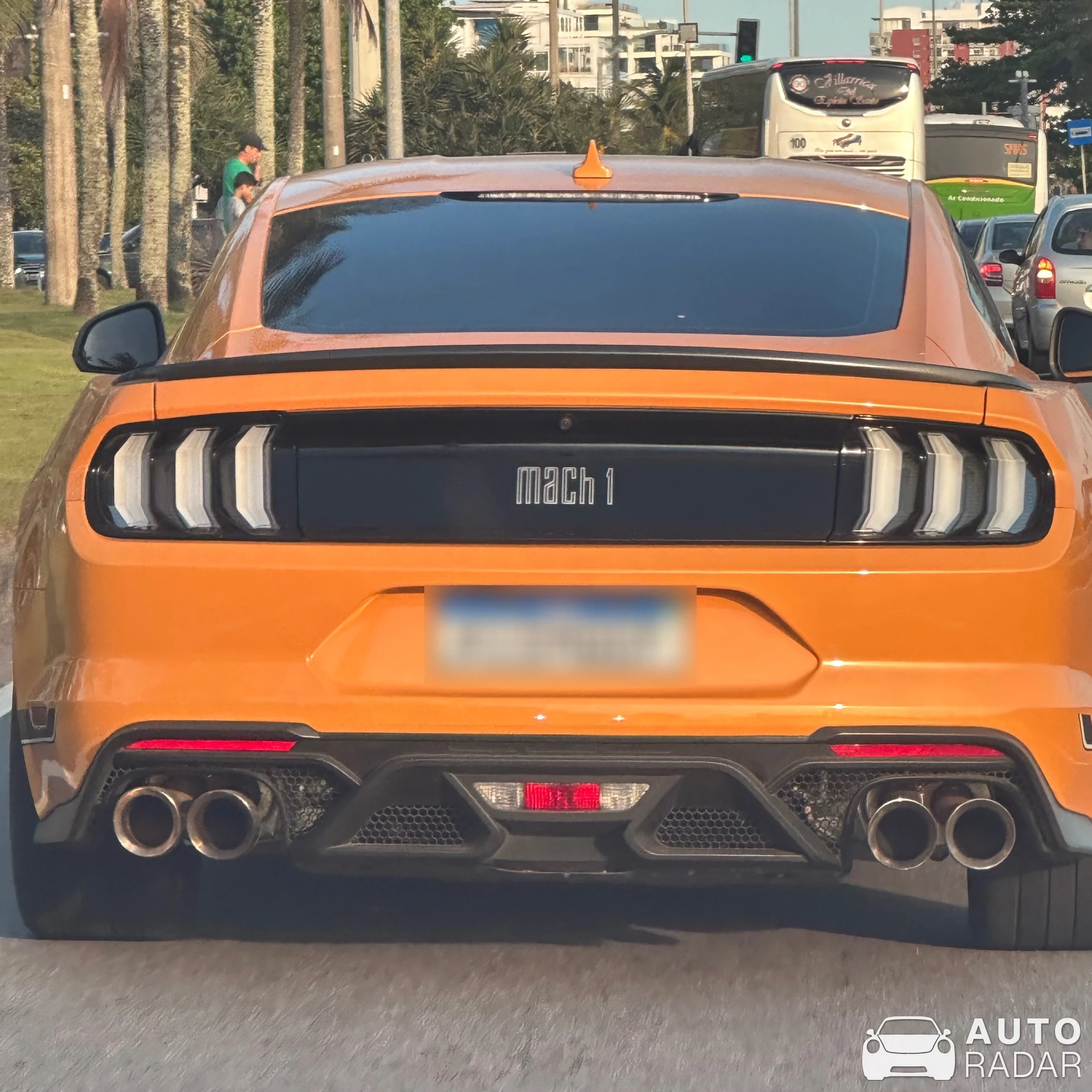 Ford Mustang Mach 1 S550 spotted in Barra da Tijuca, Brasil