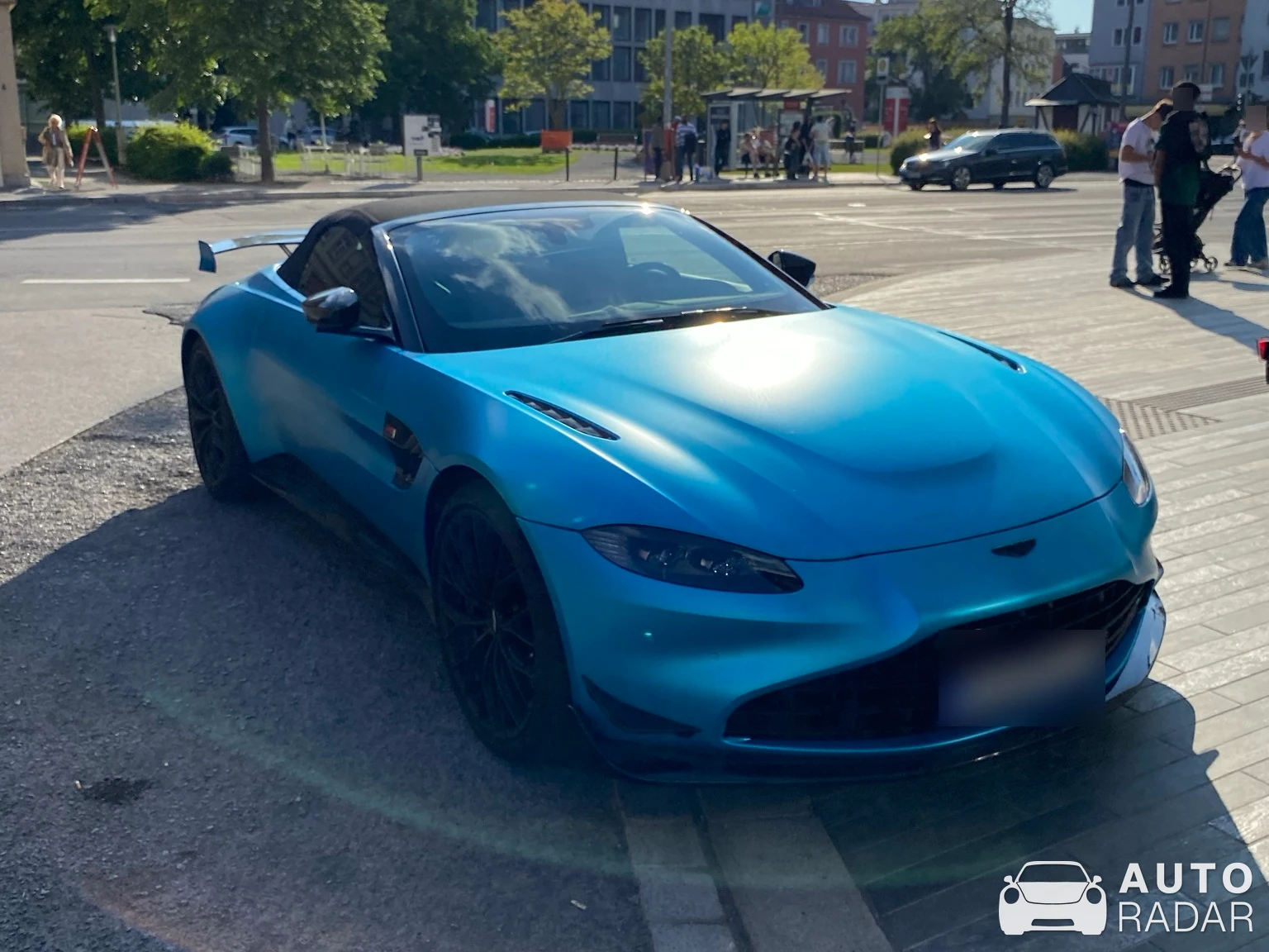 Aston Martin V8 Vantage Formula 1 Edition Roadster spotted in Würzburg