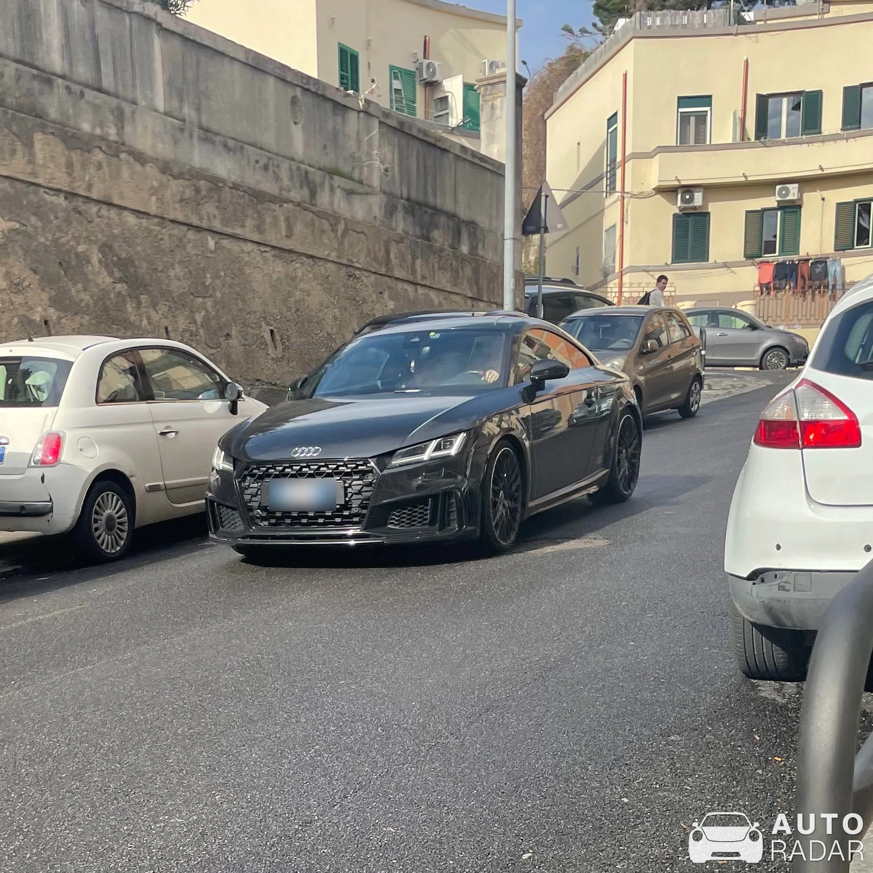 Audi TT spotted in Messina, Italy