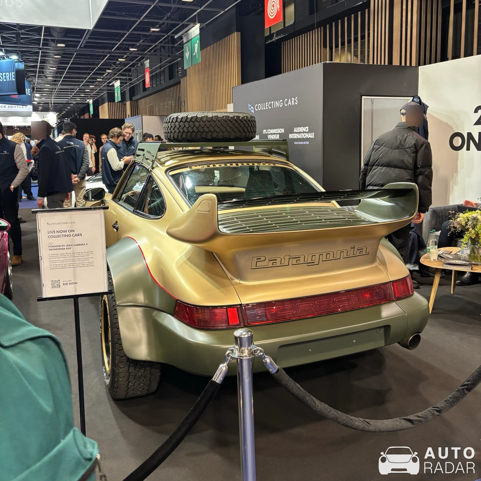 Porsche 964 Carrera 4 'Patagonia 4X4' spotted in Vanves