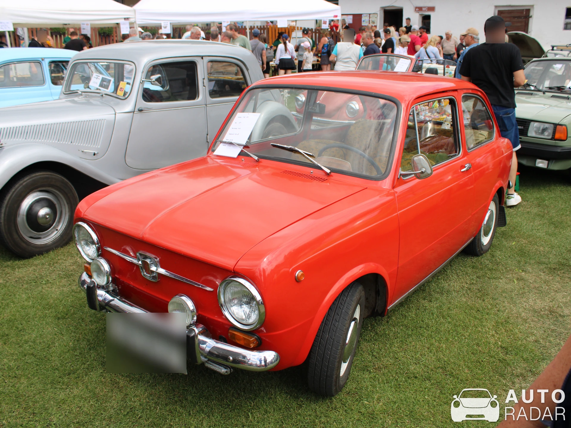 Fiat 850 Spider spotted in Skalice, Czech Republic