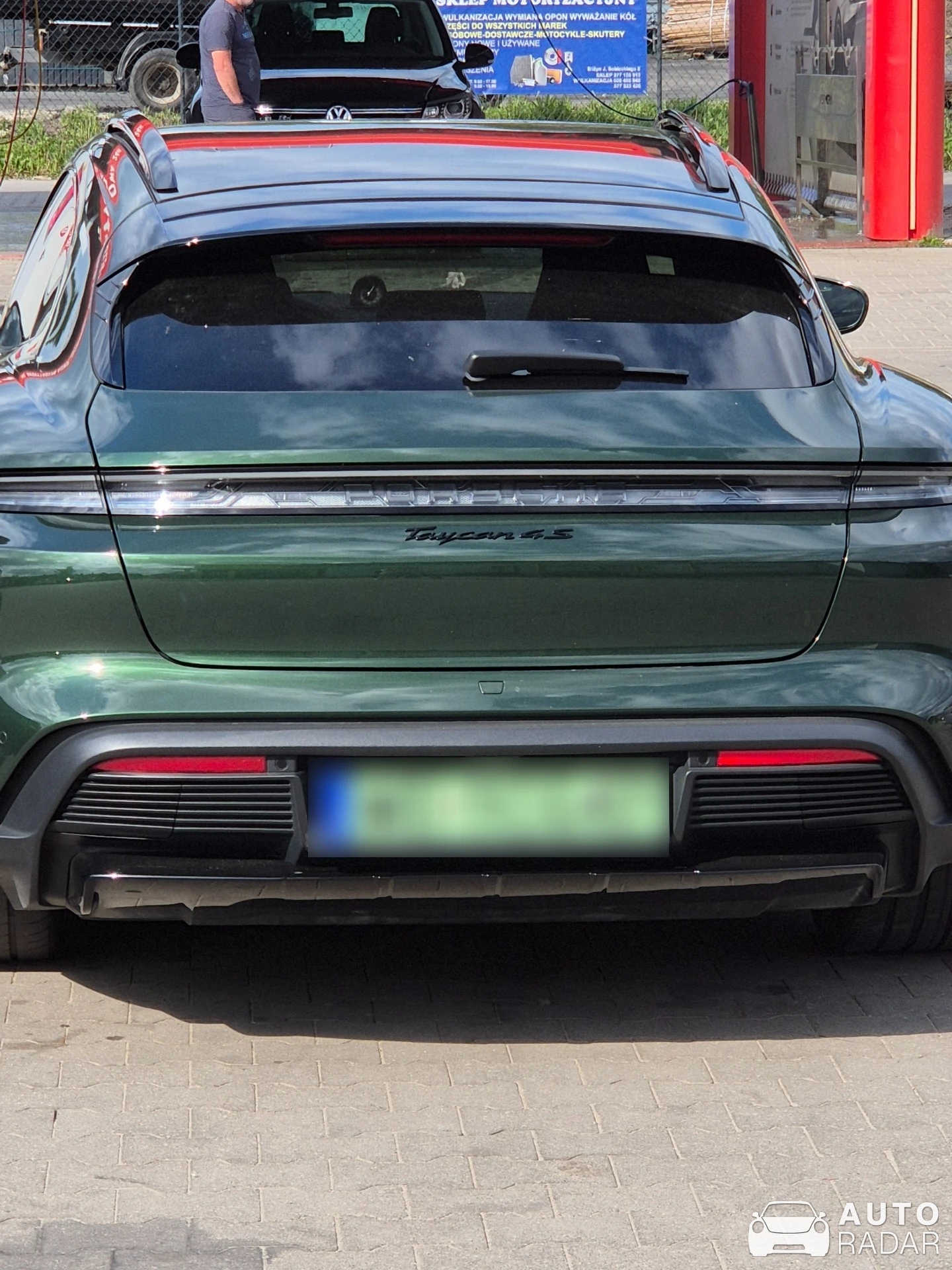 Porsche Taycan 4S Cross Turismo spotted in Bliżyn