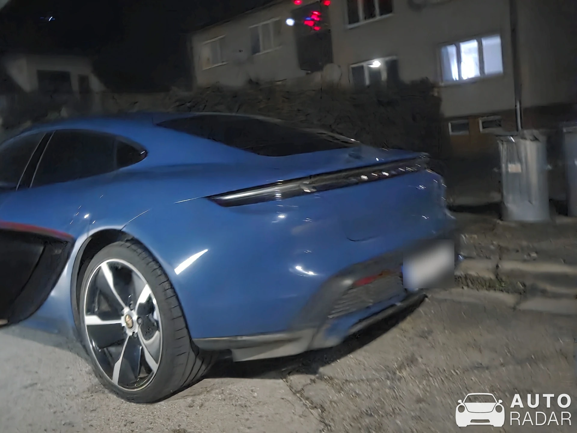 Porsche Taycan spotted in Nové Mesto nad Váhom