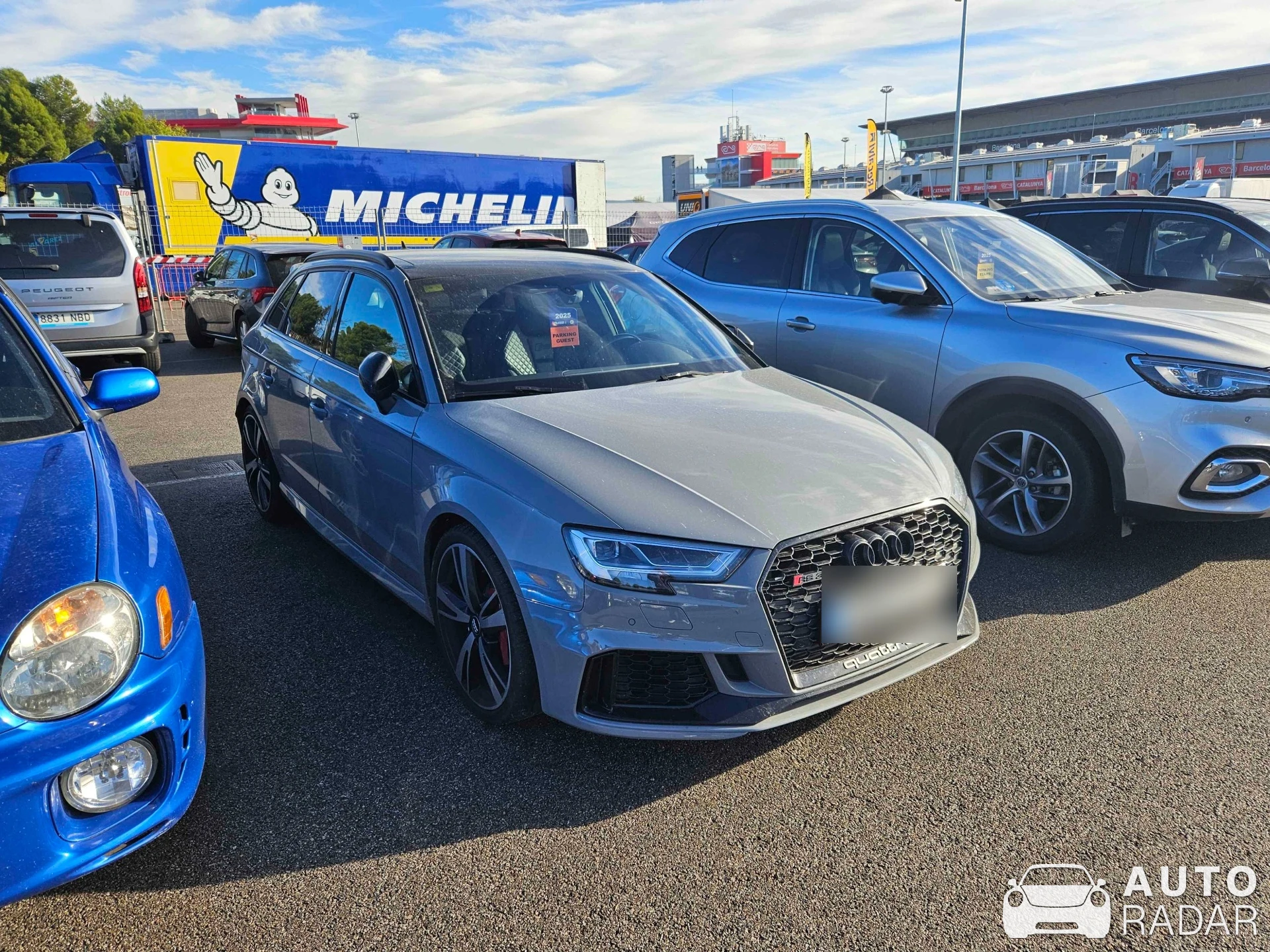 Audi RS3 Sportback 8V 2018 spotted in Montmeló