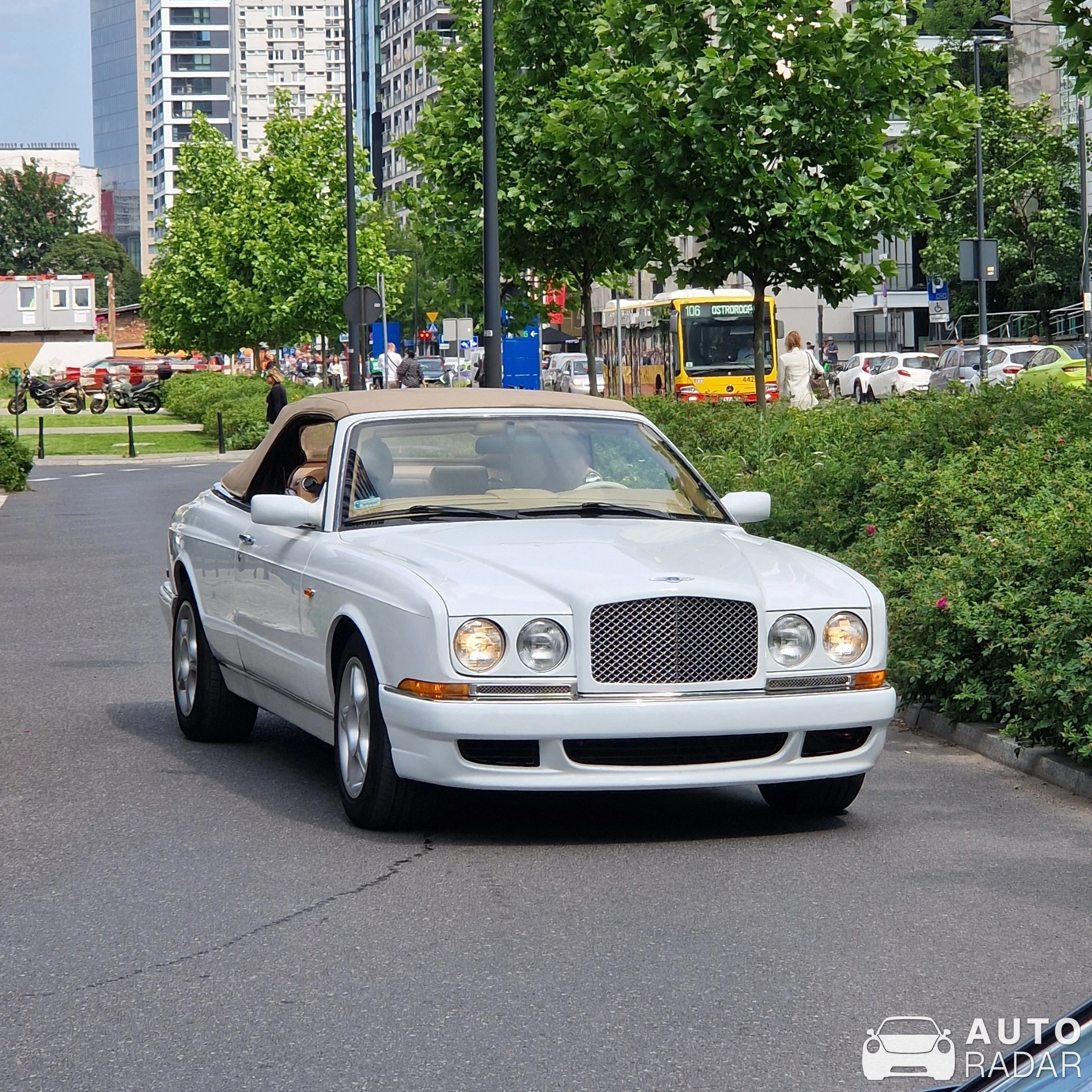 Bentley Azure Spyder spotted in Warszawa