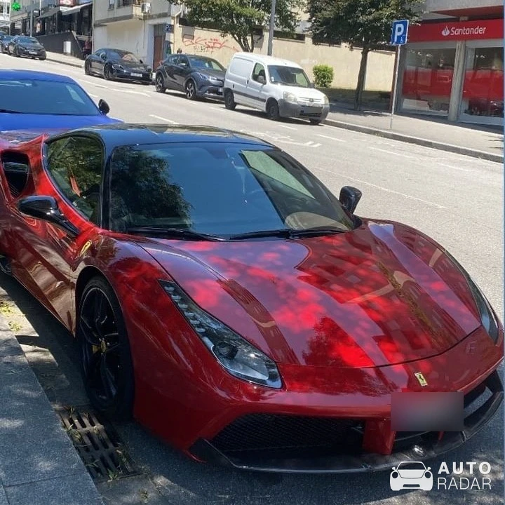 Ferrari 488 GTB spotted in Guimaraes, Portugal