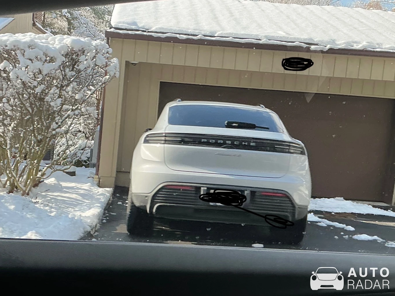 Porsche Macan EV spotted in Rye Brook, United States