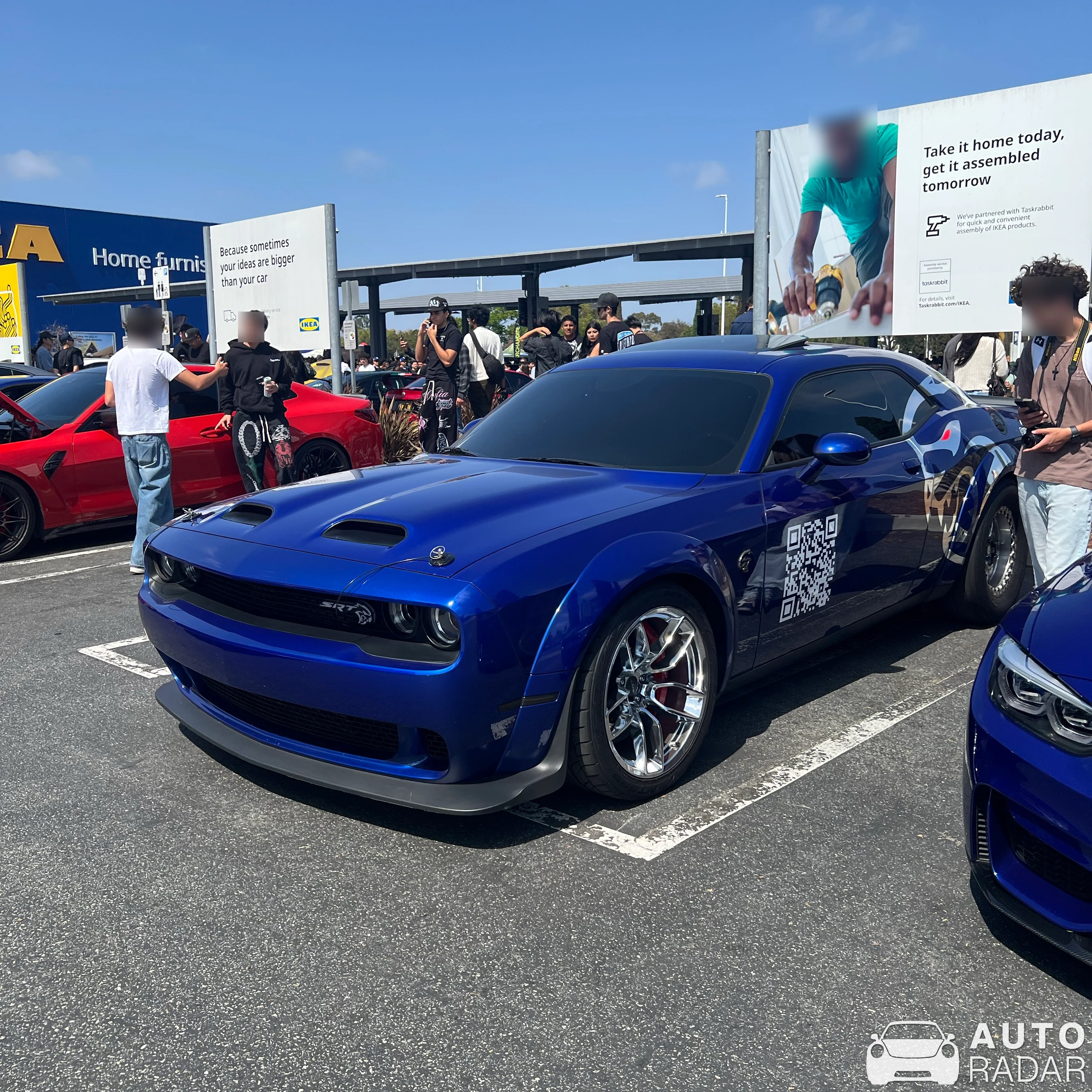 Dodge Challenger SRT Hellcat Redeye Widebody spotted in Costa Mesa