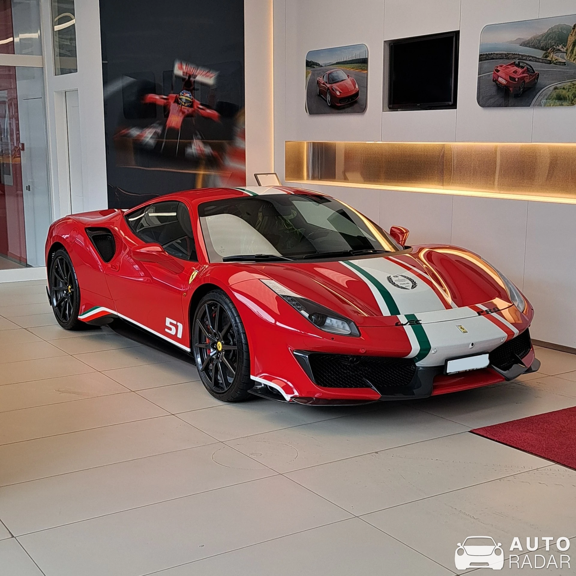 Ferrari 488 Pista Piloti spotted in Sion, Suisse