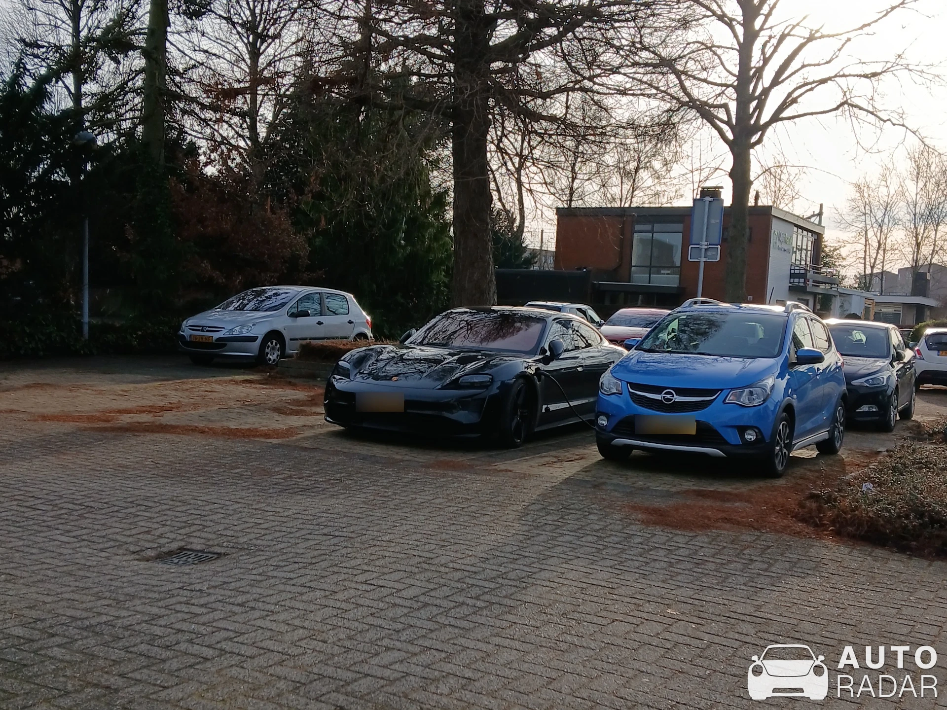 Porsche Taycan Turbo S spotted in Hengelo, Netherlands