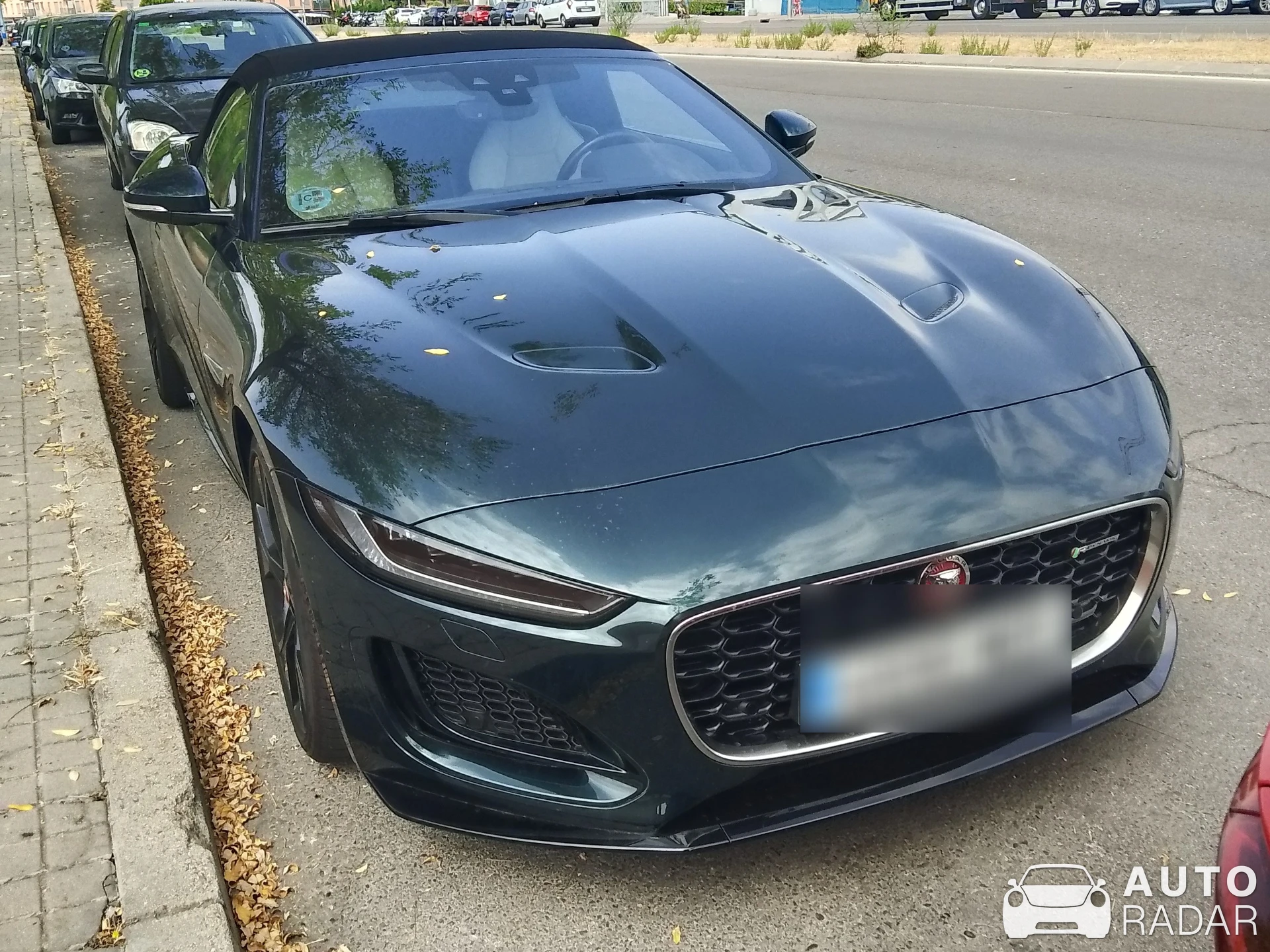 Jaguar F-Type P450 75 Convertible spotted in Madrid