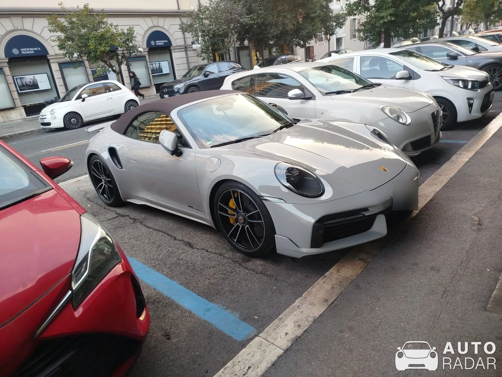 Porsche 992 Turbo S Cabriolet MkI spotted in Terni, Italy
