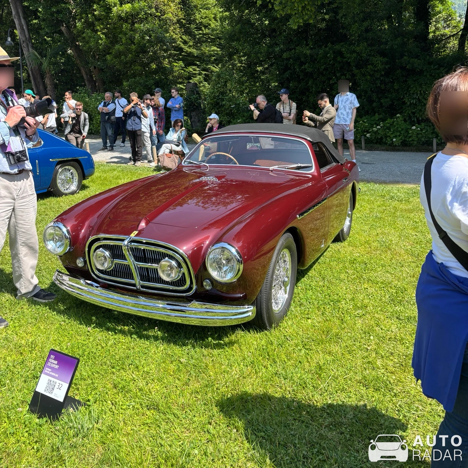 Ferrari 212 Export Vignale Spider spotted in Cernobbio