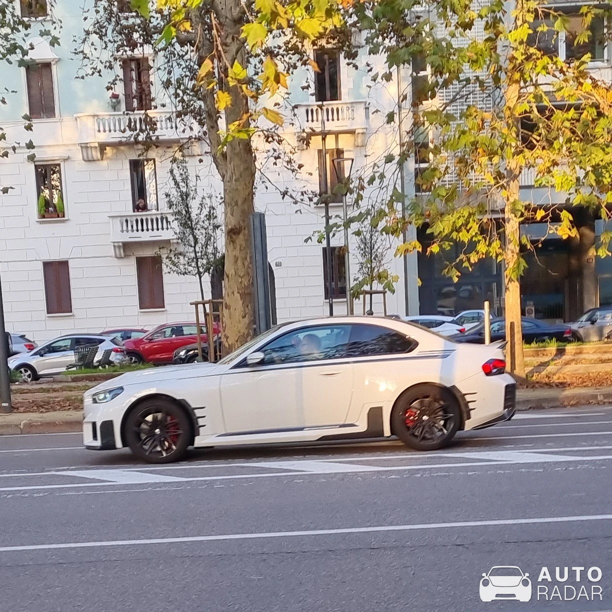 BMW M2 G87 Coupé Exhaust Performance spotted in Milano