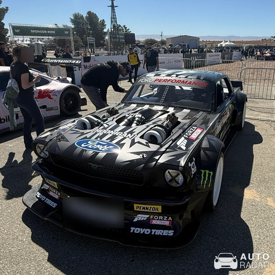 Ford Mustang Hoonicorn V2 spotted in Rosamond