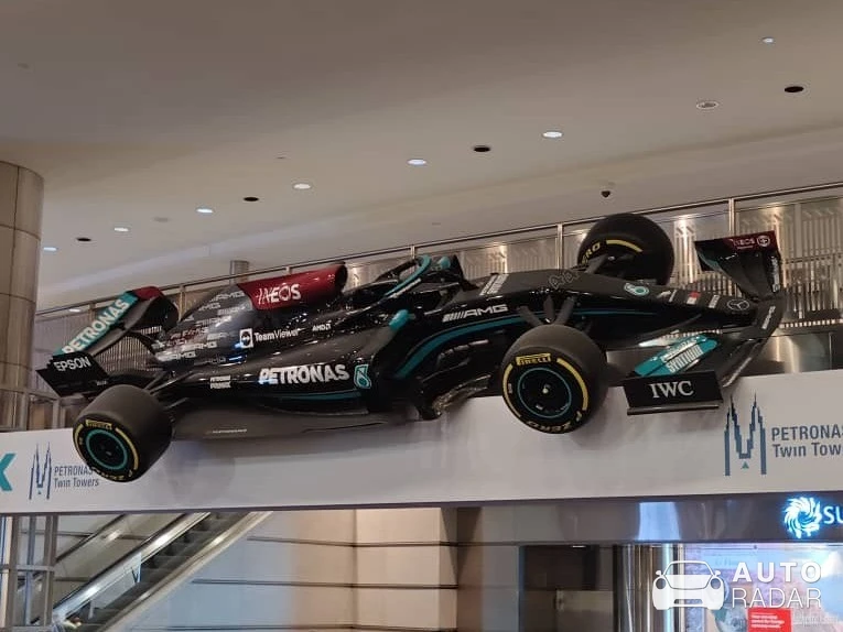 Mercedes-AMG F1 W12 EQ Power+ spotted in Kuala Lumpur