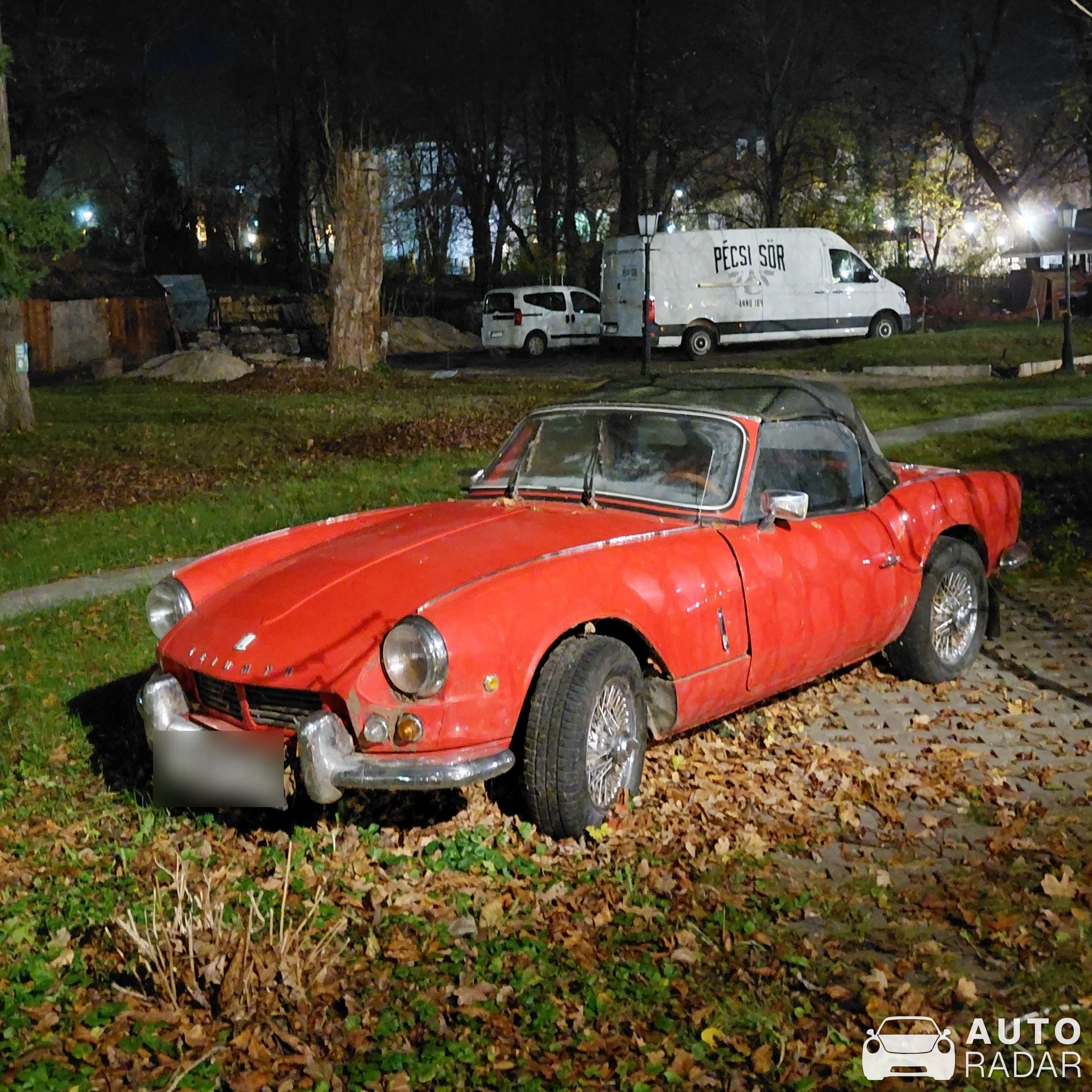 Triumph Spitfire Mark III spotted in Balatonfüred