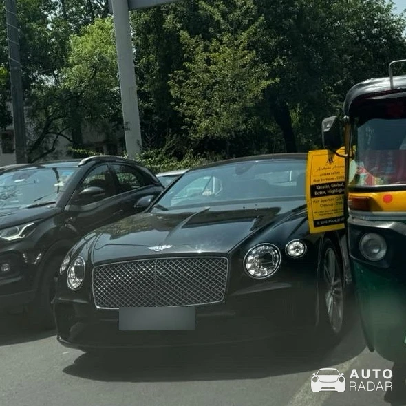 Bentley Continental GT spotted in Gurugram
